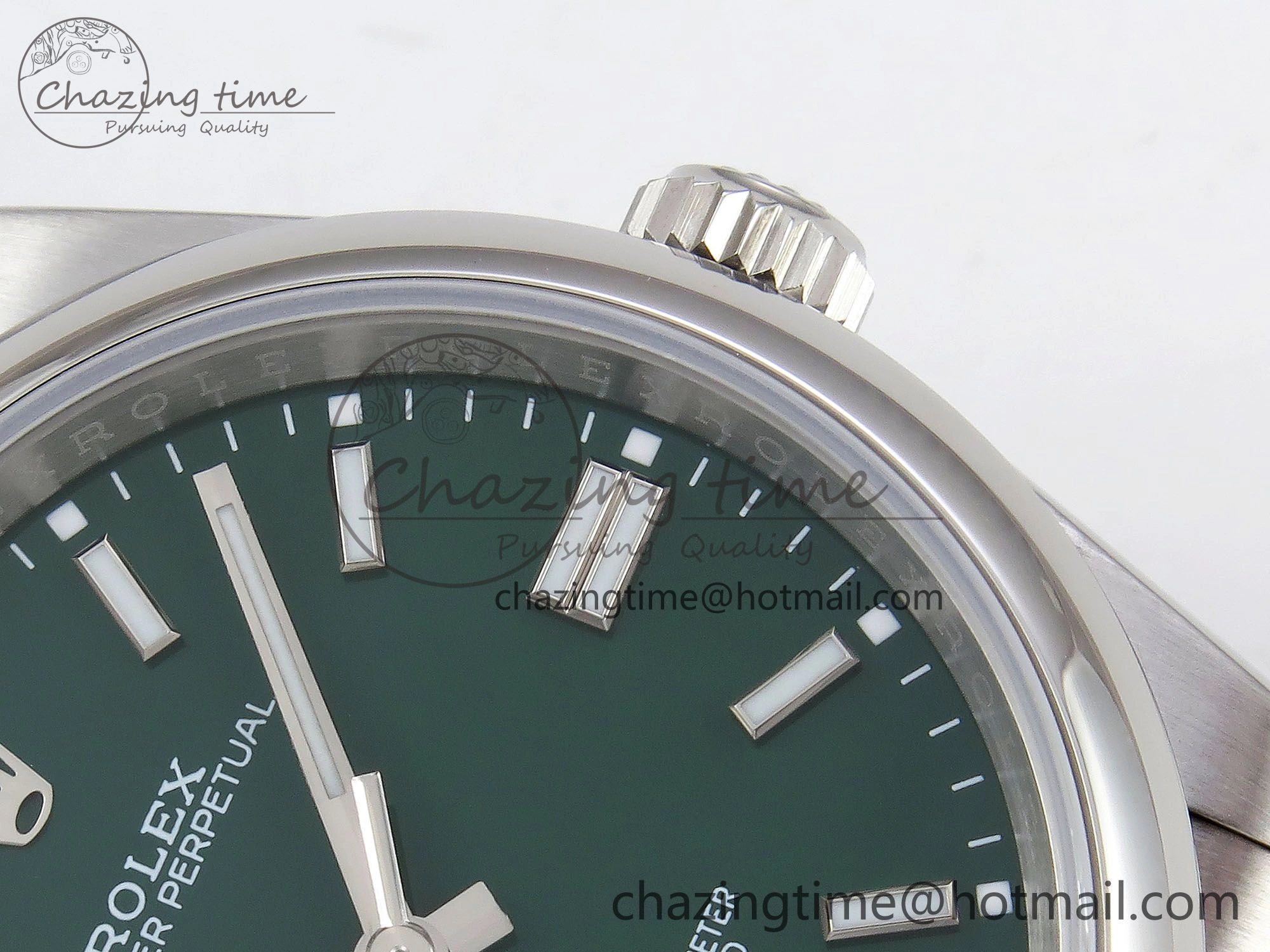 Oyster Perpetual 126000 36mm APF 1:1 Best Edition 904L Steel Green Dial VR3230