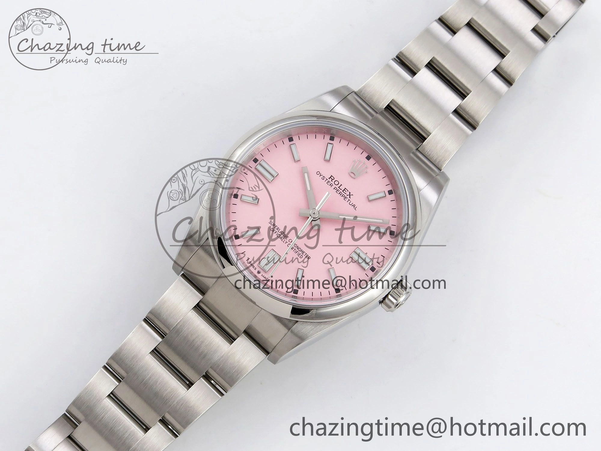 Oyster Perpetual 126000 36mm APF 1:1 Best Edition 904L Steel Pink Dial VR3230