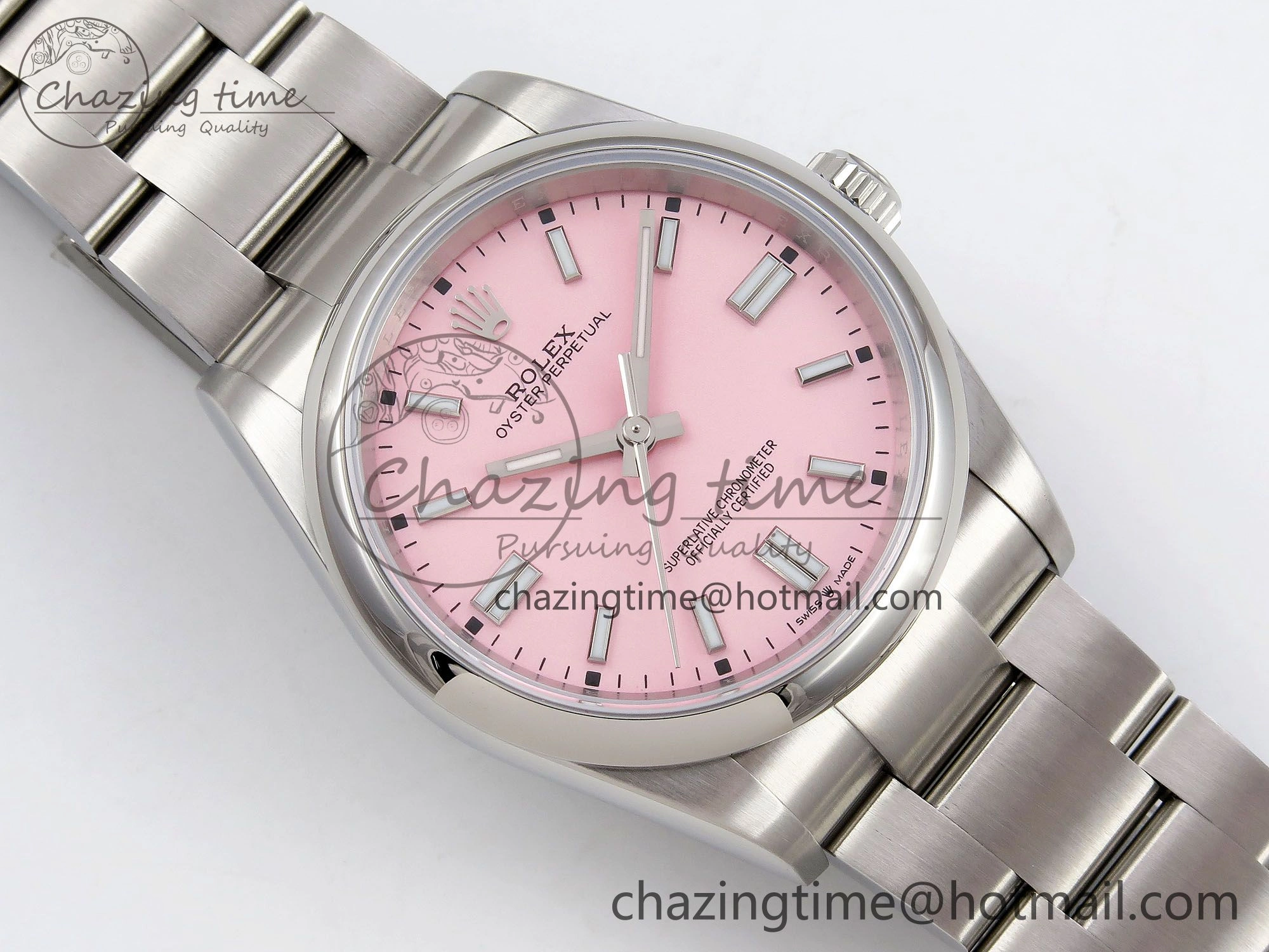 Oyster Perpetual 126000 36mm APF 1:1 Best Edition 904L Steel Pink Dial VR3230