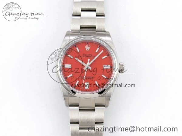 Oyster Perpetual 126000 36mm APF 1:1 Best Edition 904L Steel Red Dial VR3230