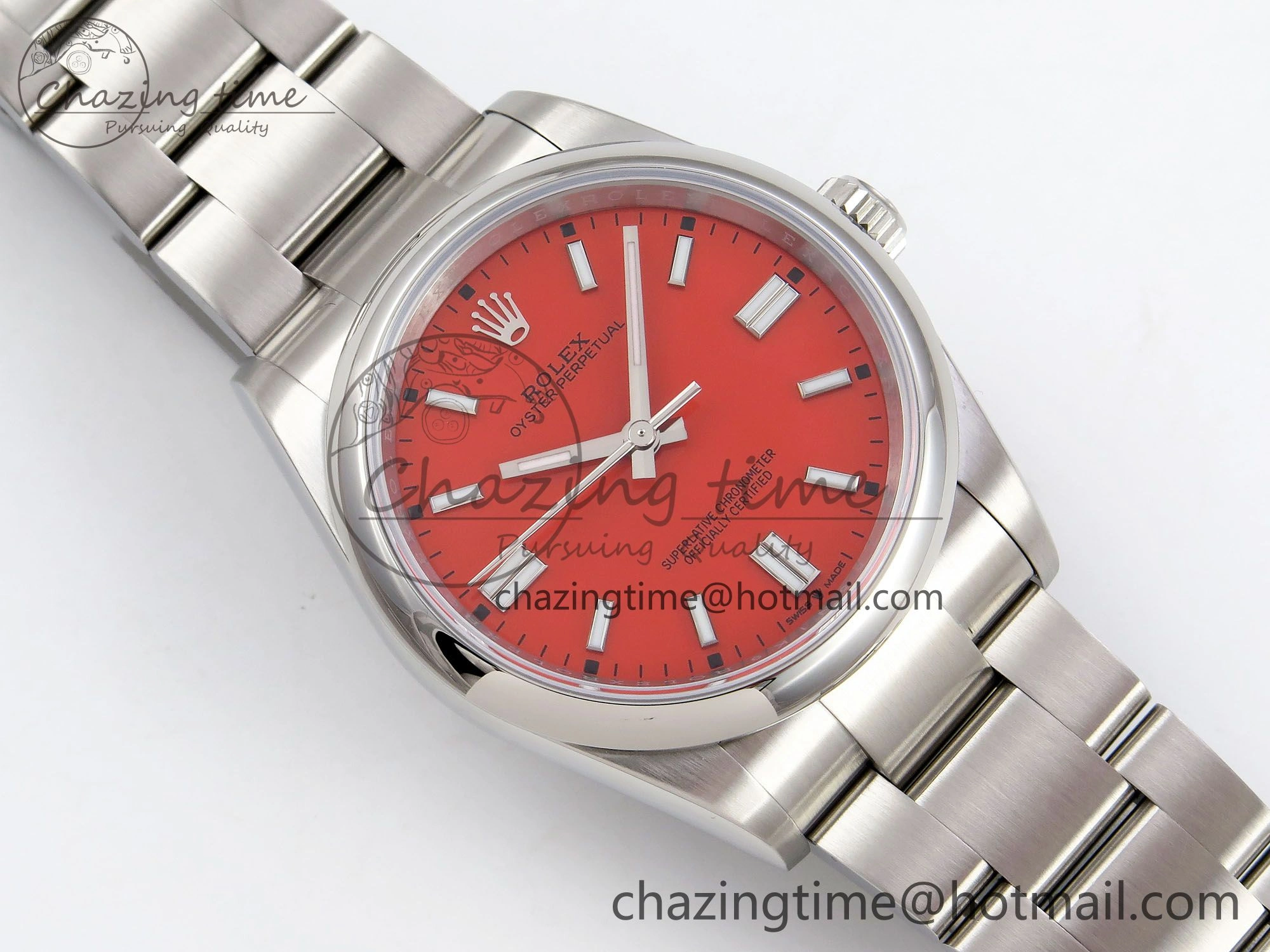 Oyster Perpetual 126000 36mm APF 1:1 Best Edition 904L Steel Red Dial VR3230