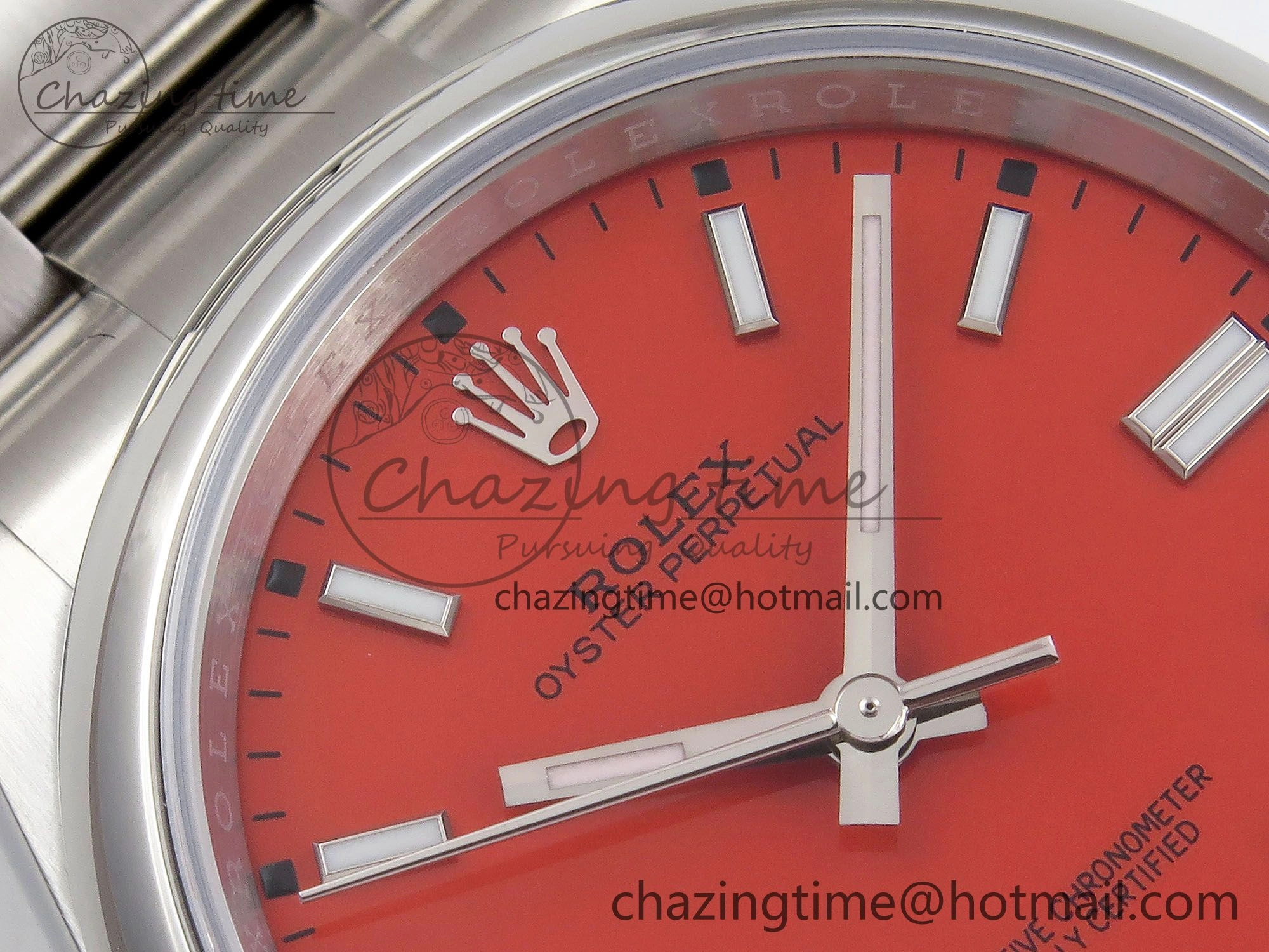 Oyster Perpetual 126000 36mm APF 1:1 Best Edition 904L Steel Red Dial VR3230