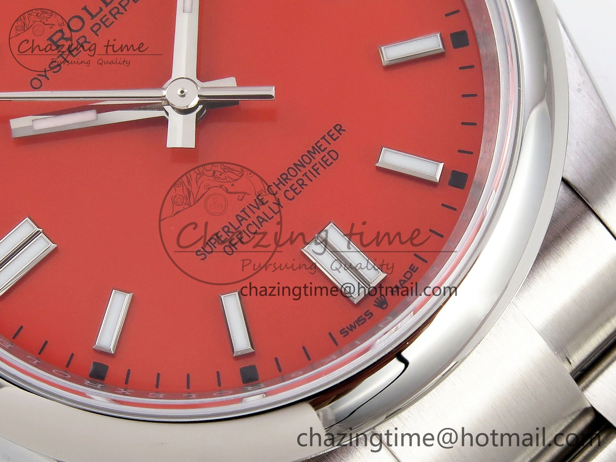 Oyster Perpetual 126000 36mm APF 1:1 Best Edition 904L Steel Red Dial VR3230