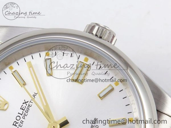 Oyster Perpetual 126000 36mm APF 1:1 Best Edition 904L Steel Silver Dial VR3230