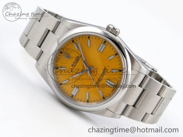 Oyster Perpetual 126000 36mm APF 1:1 Best Edition 904L Steel Yellow Dial VR3230