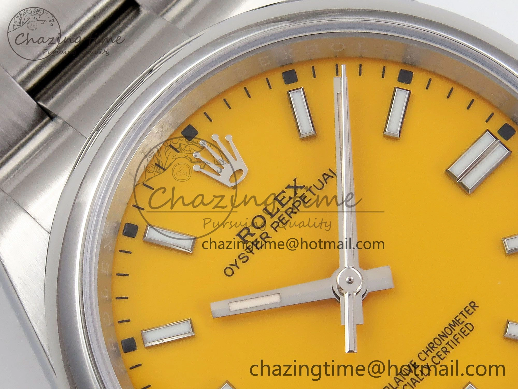 Oyster Perpetual 126000 36mm APF 1:1 Best Edition 904L Steel Yellow Dial VR3230