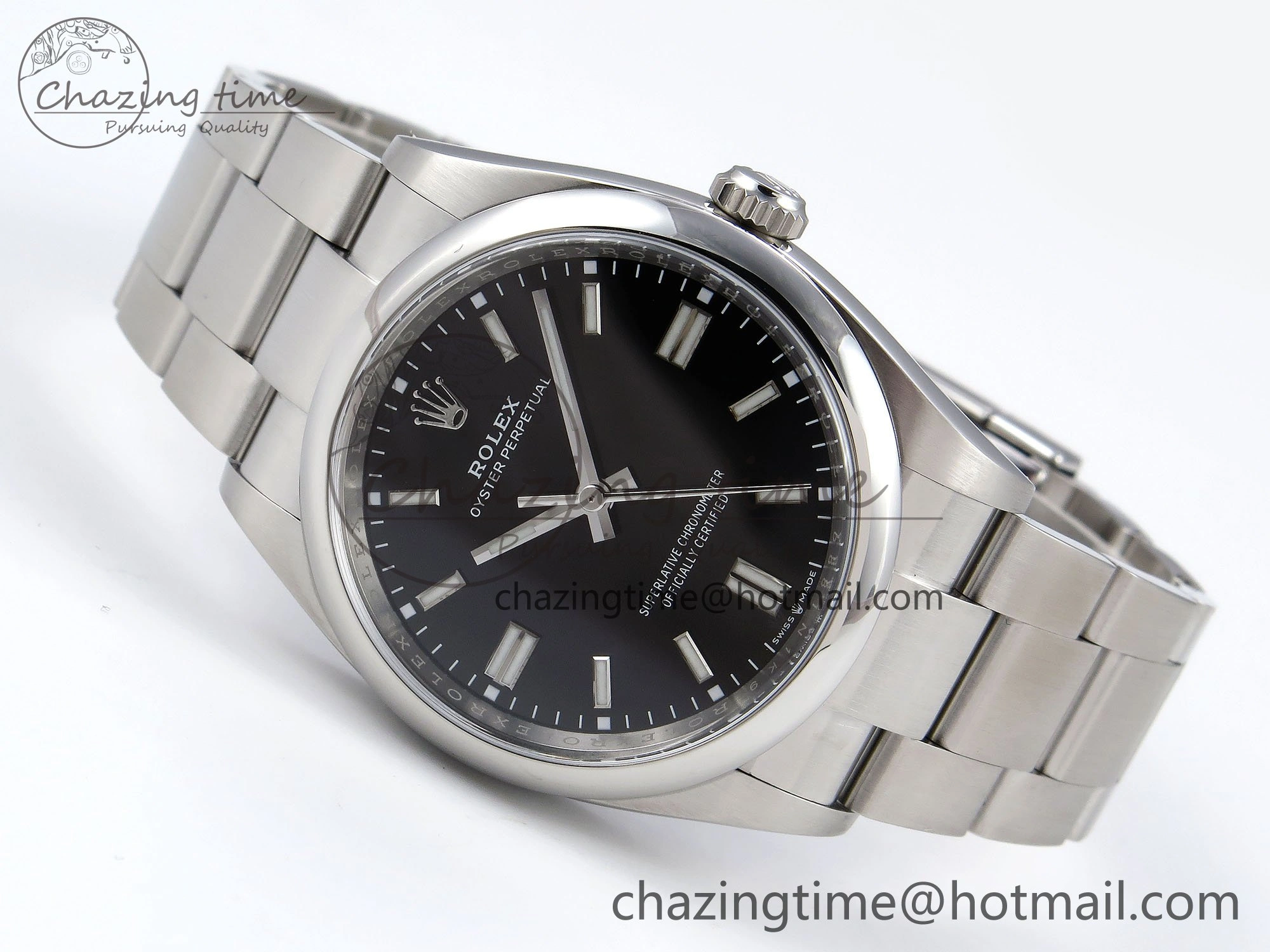 Oyster Perpetual 126000 36mm Clean 1:1 Best Edition 904L Steel Black Dial VR3230