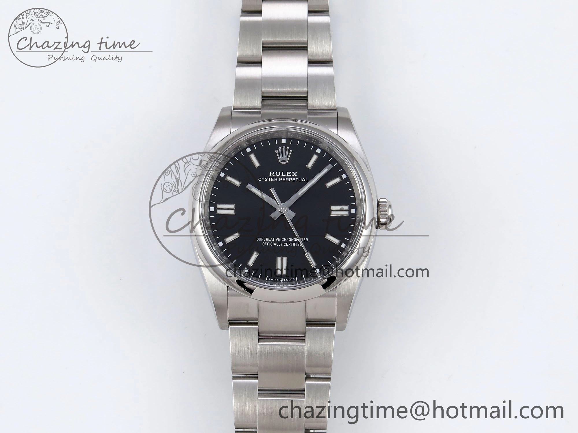 Oyster Perpetual 126000 36mm Clean 1:1 Best Edition 904L Steel Black Dial VR3230