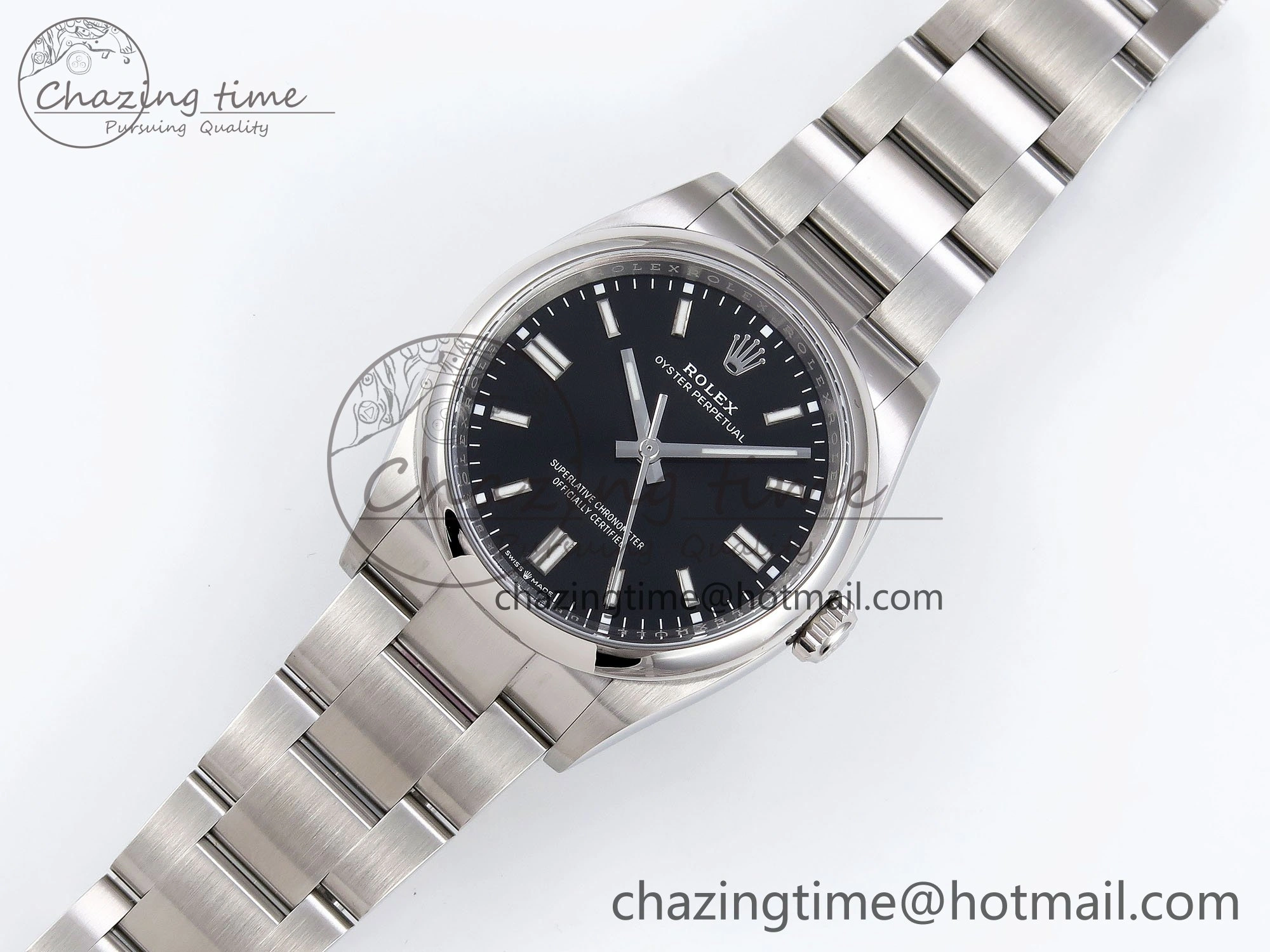 Oyster Perpetual 126000 36mm Clean 1:1 Best Edition 904L Steel Black Dial VR3230