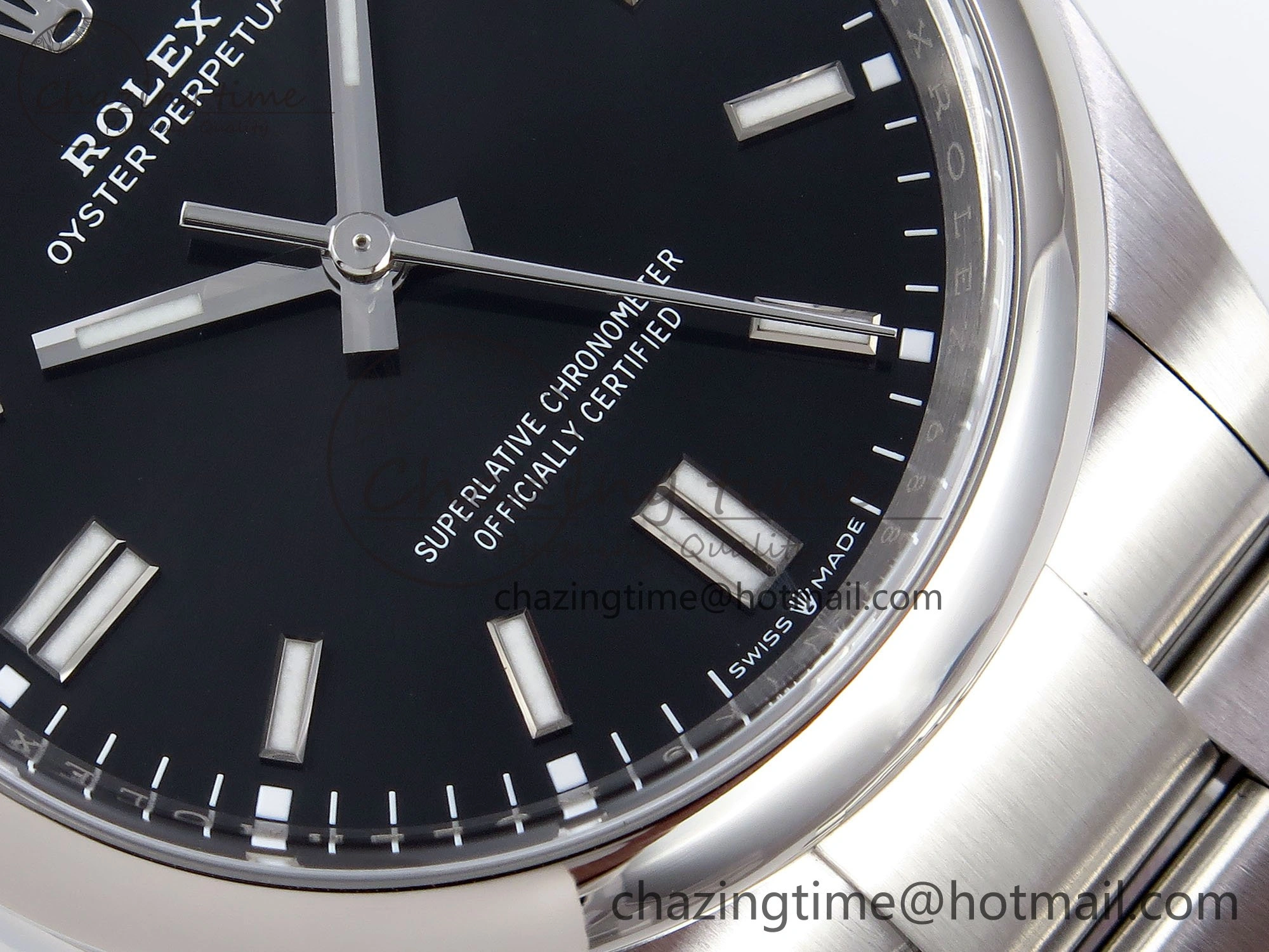 Oyster Perpetual 126000 36mm Clean 1:1 Best Edition 904L Steel Black Dial VR3230