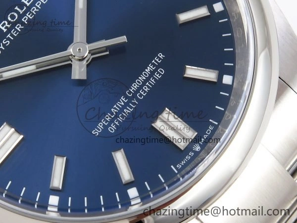 Oyster Perpetual 126000 36mm Clean 1:1 Best Edition 904L Steel Deep Blue Dial VR3230