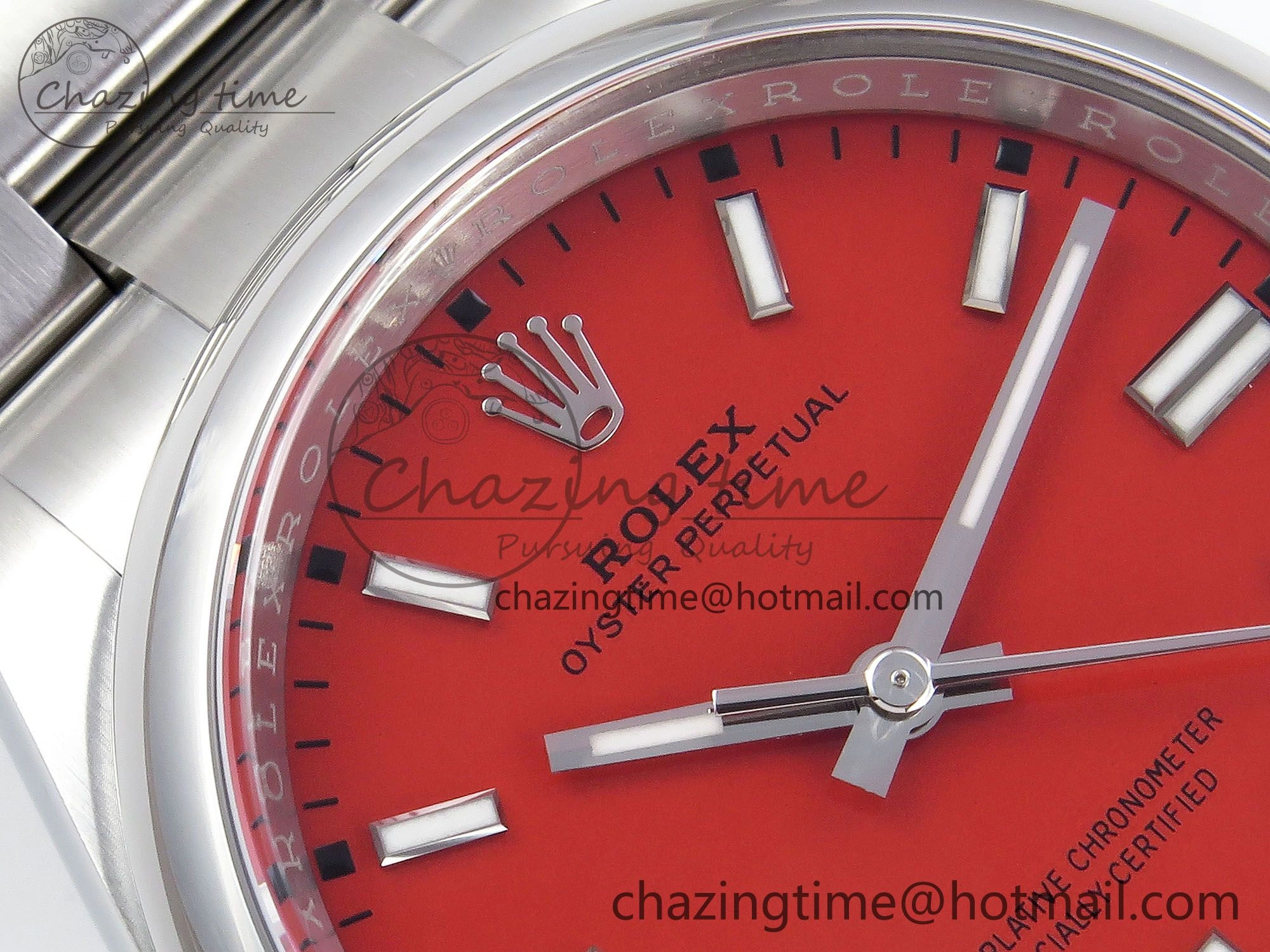 Oyster Perpetual 126000 36mm Clean 1:1 Best Edition 904L Steel Red Dial VR3230