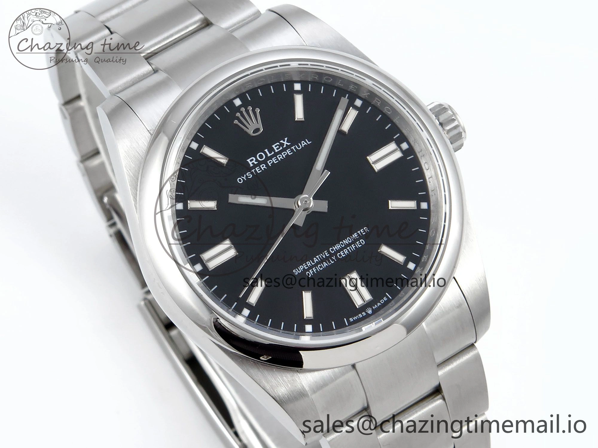 Oyster Perpetual 126000 36mm DIWF 1:1 Best Edition 904L Steel Black Dial A3230