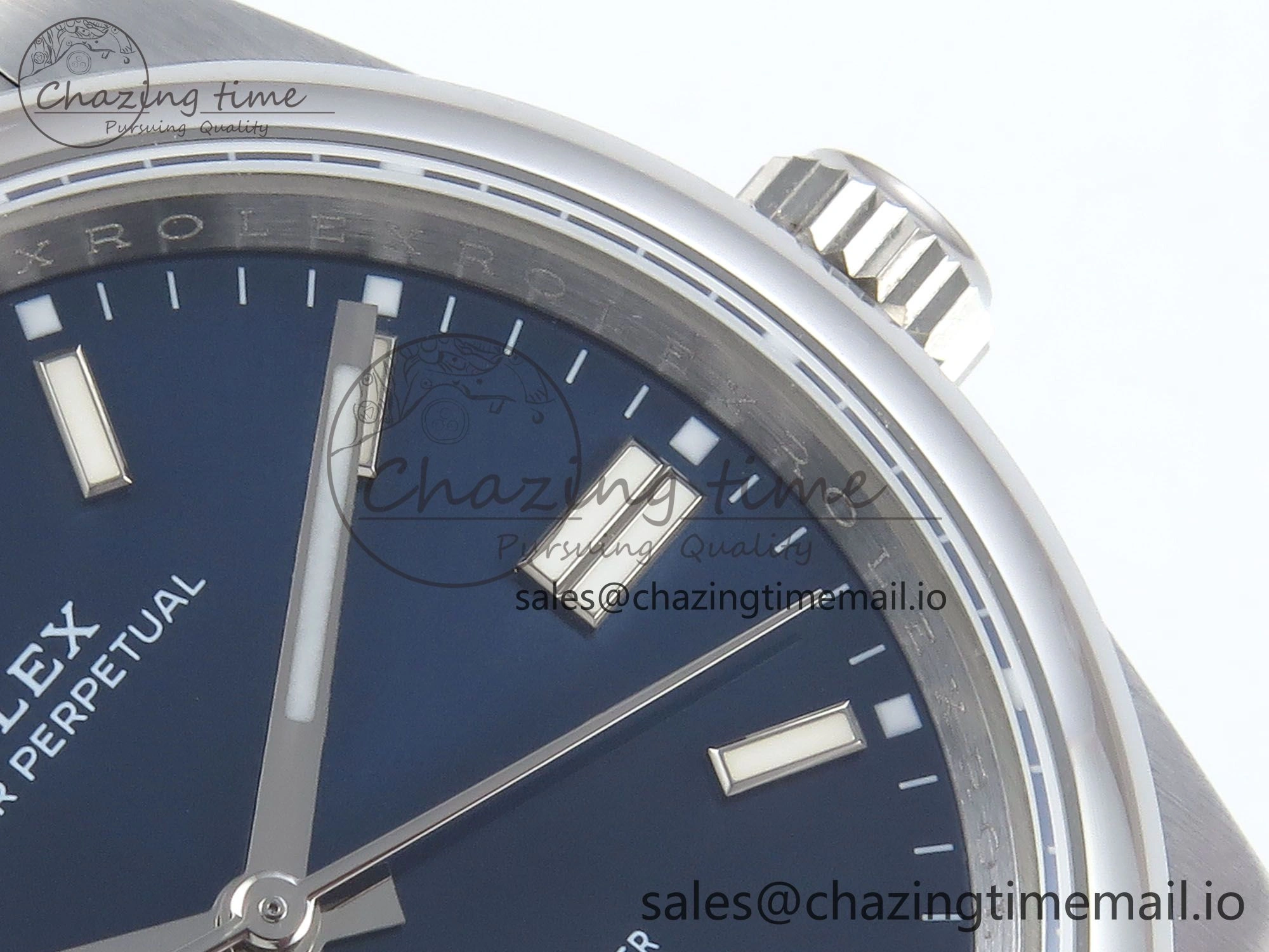 Oyster Perpetual 126000 36mm DIWF 1:1 Best Edition 904L Steel Blue Dial A3230