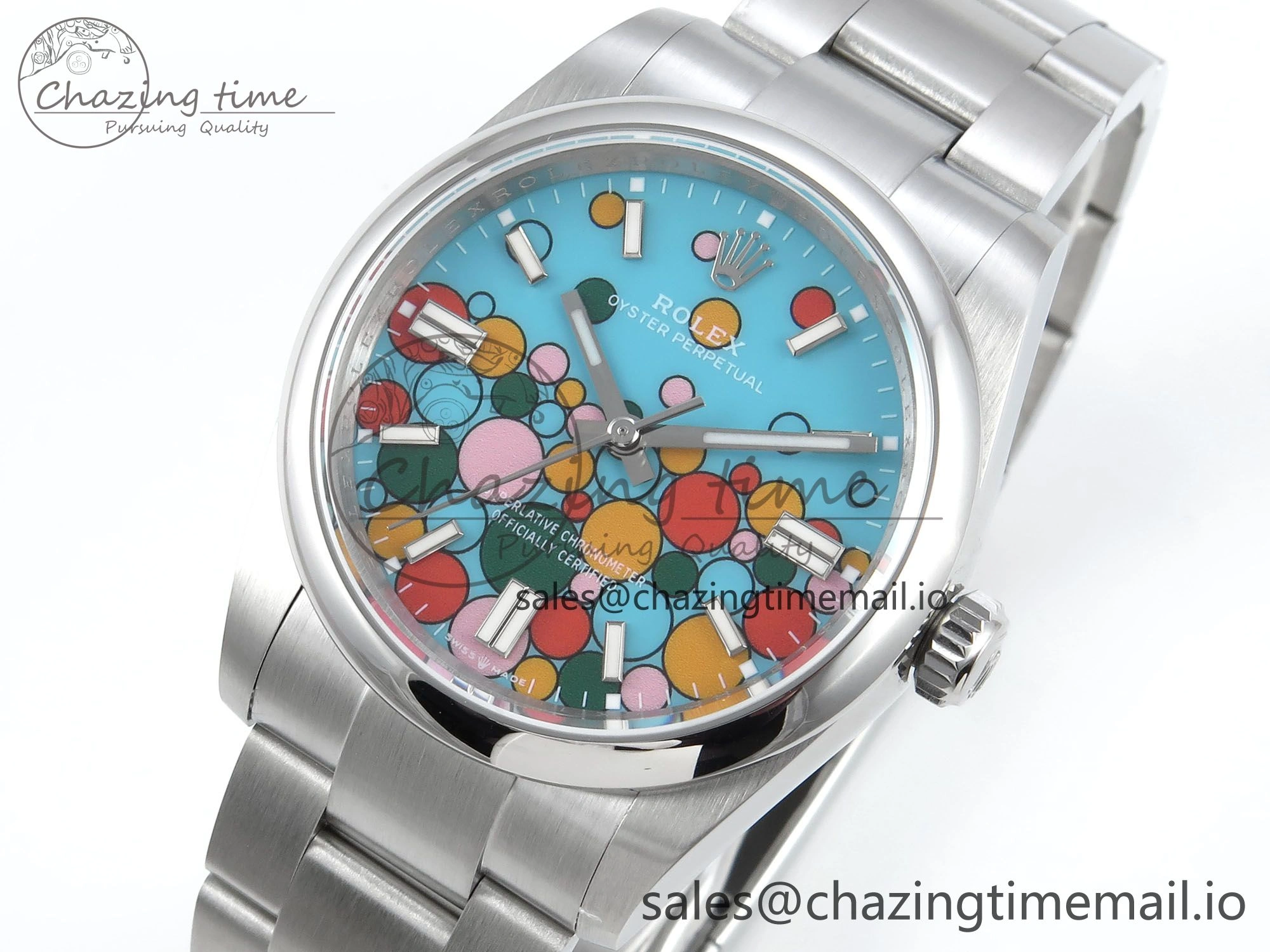 Oyster Perpetual 126000 36mm DIWF 1:1 Best Edition 904L Steel Celebration Dial A3230