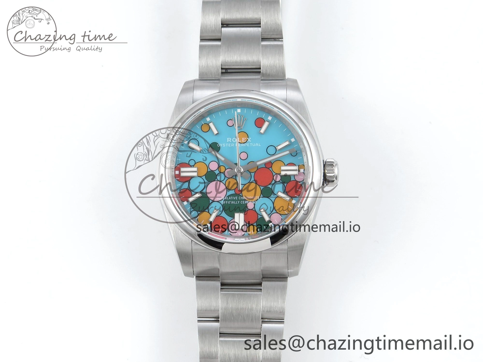 Oyster Perpetual 126000 36mm DIWF 1:1 Best Edition 904L Steel Celebration Dial A3230