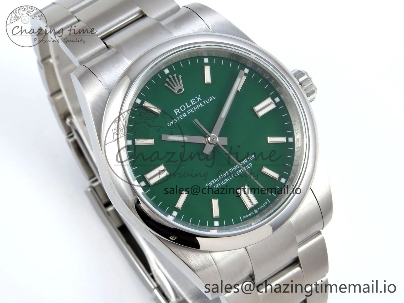 Oyster Perpetual 126000 36mm DIWF 1:1 Best Edition 904L Steel Green Dial A3230