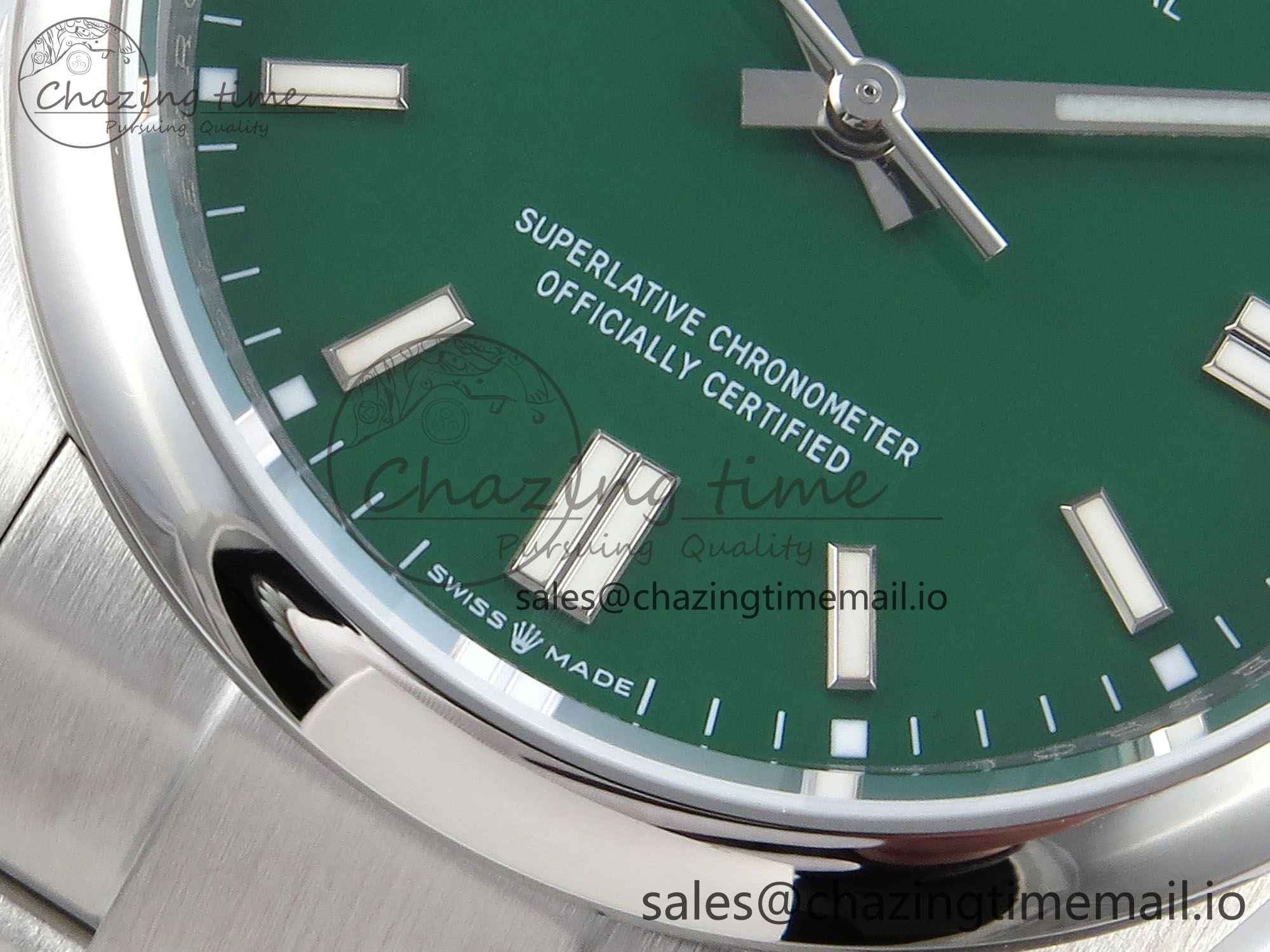 Oyster Perpetual 126000 36mm DIWF 1:1 Best Edition 904L Steel Green Dial A3230