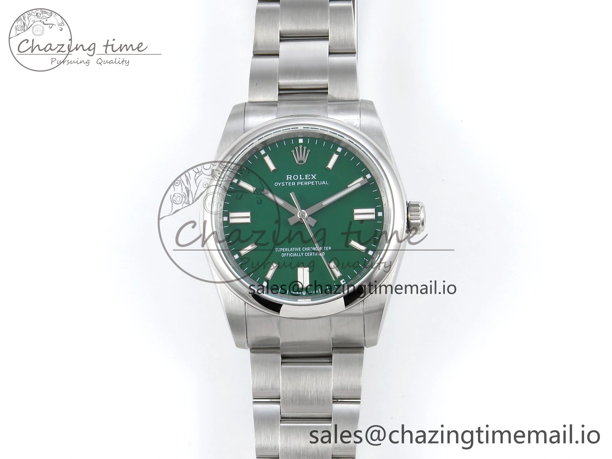 Oyster Perpetual 126000 36mm DIWF 1:1 Best Edition 904L Steel Green Dial A3230