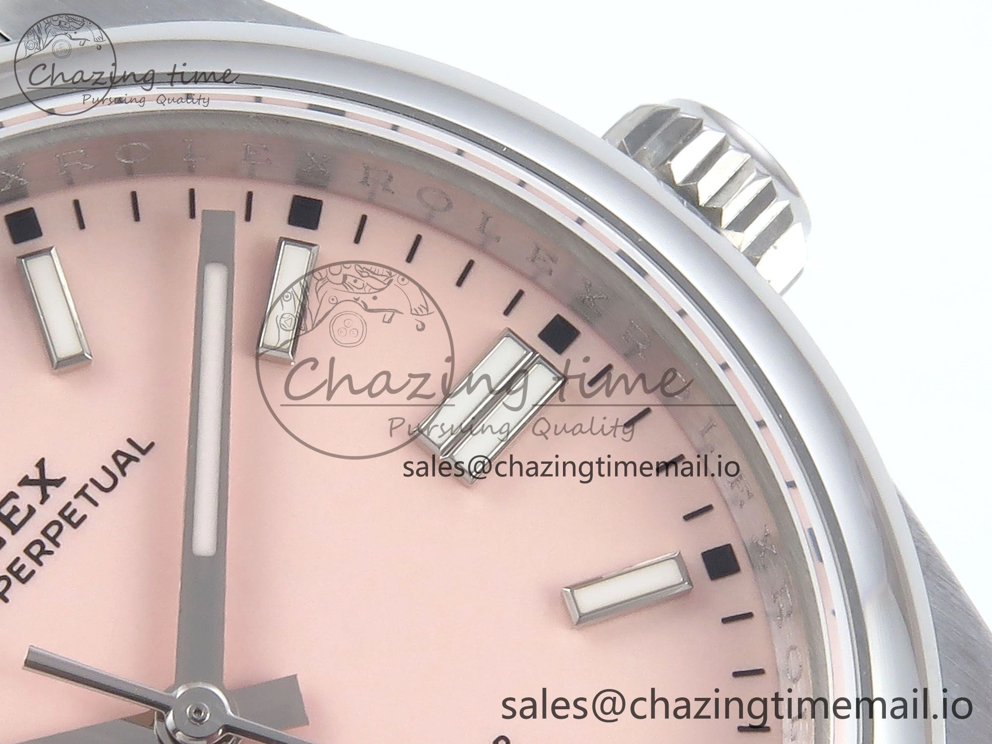 Oyster Perpetual 126000 36mm DIWF 1:1 Best Edition 904L Steel Pink Dial A3230