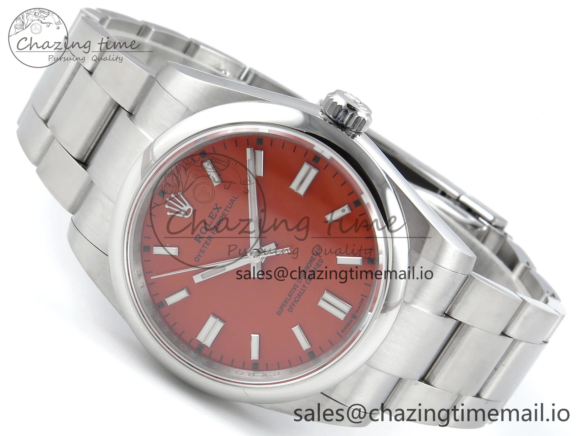 Oyster Perpetual 126000 36mm DIWF 1:1 Best Edition 904L Steel Red Dial A3230