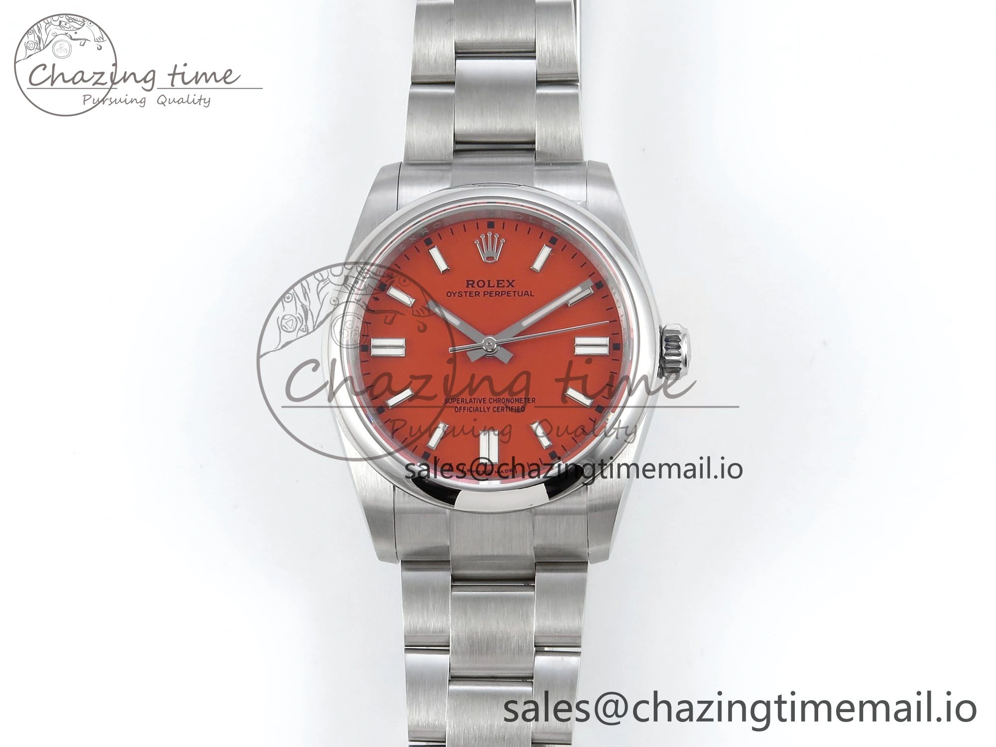 Oyster Perpetual 126000 36mm DIWF 1:1 Best Edition 904L Steel Red Dial A3230