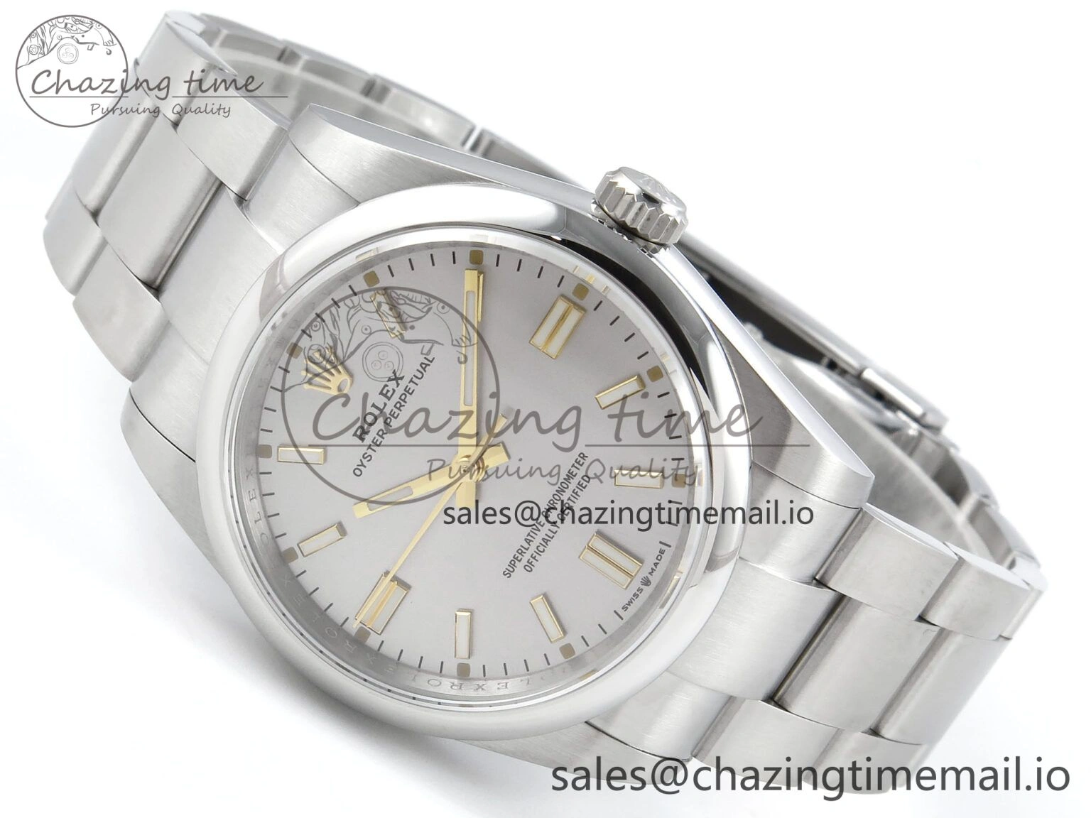 Oyster Perpetual 126000 36mm DIWF 1:1 Best Edition 904L Steel Silver Dial A3230