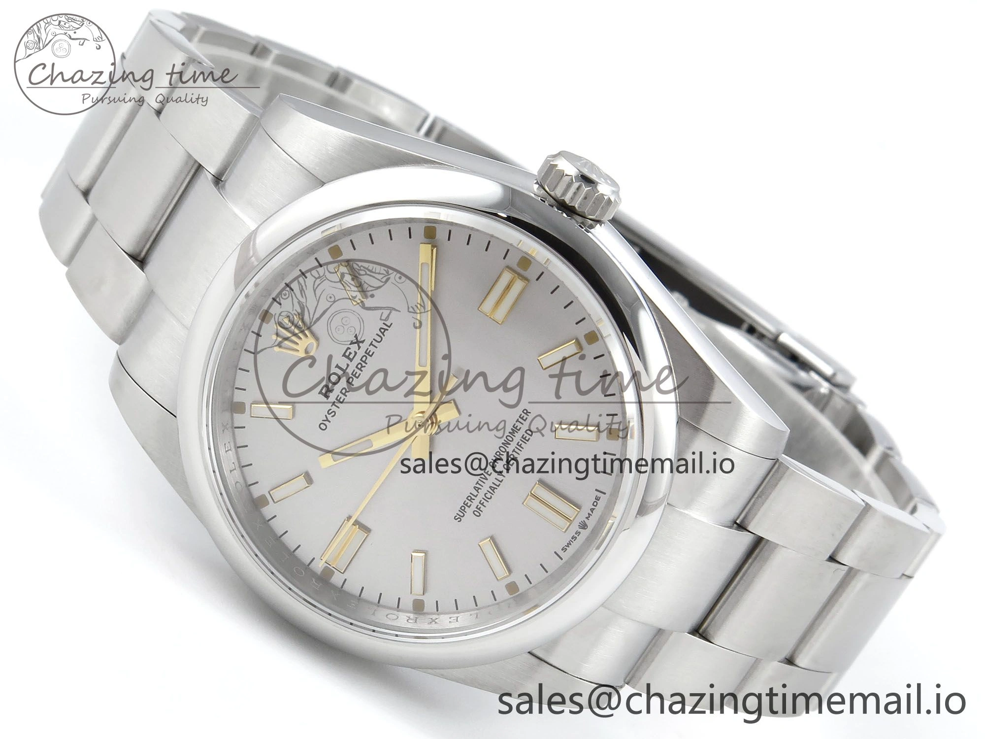Oyster Perpetual 126000 36mm DIWF 1:1 Best Edition 904L Steel Silver Dial A3230