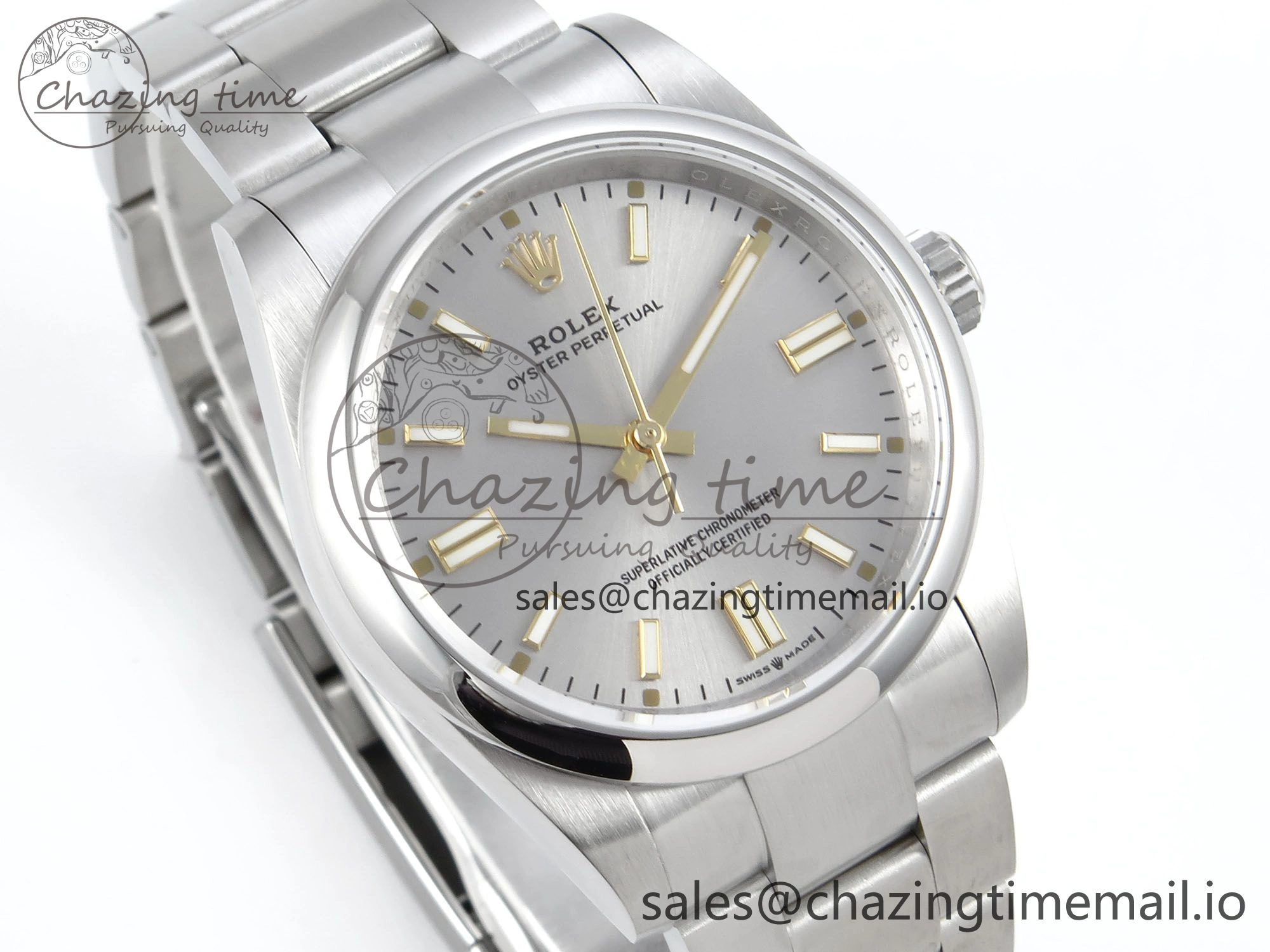 Oyster Perpetual 126000 36mm DIWF 1:1 Best Edition 904L Steel Silver Dial A3230