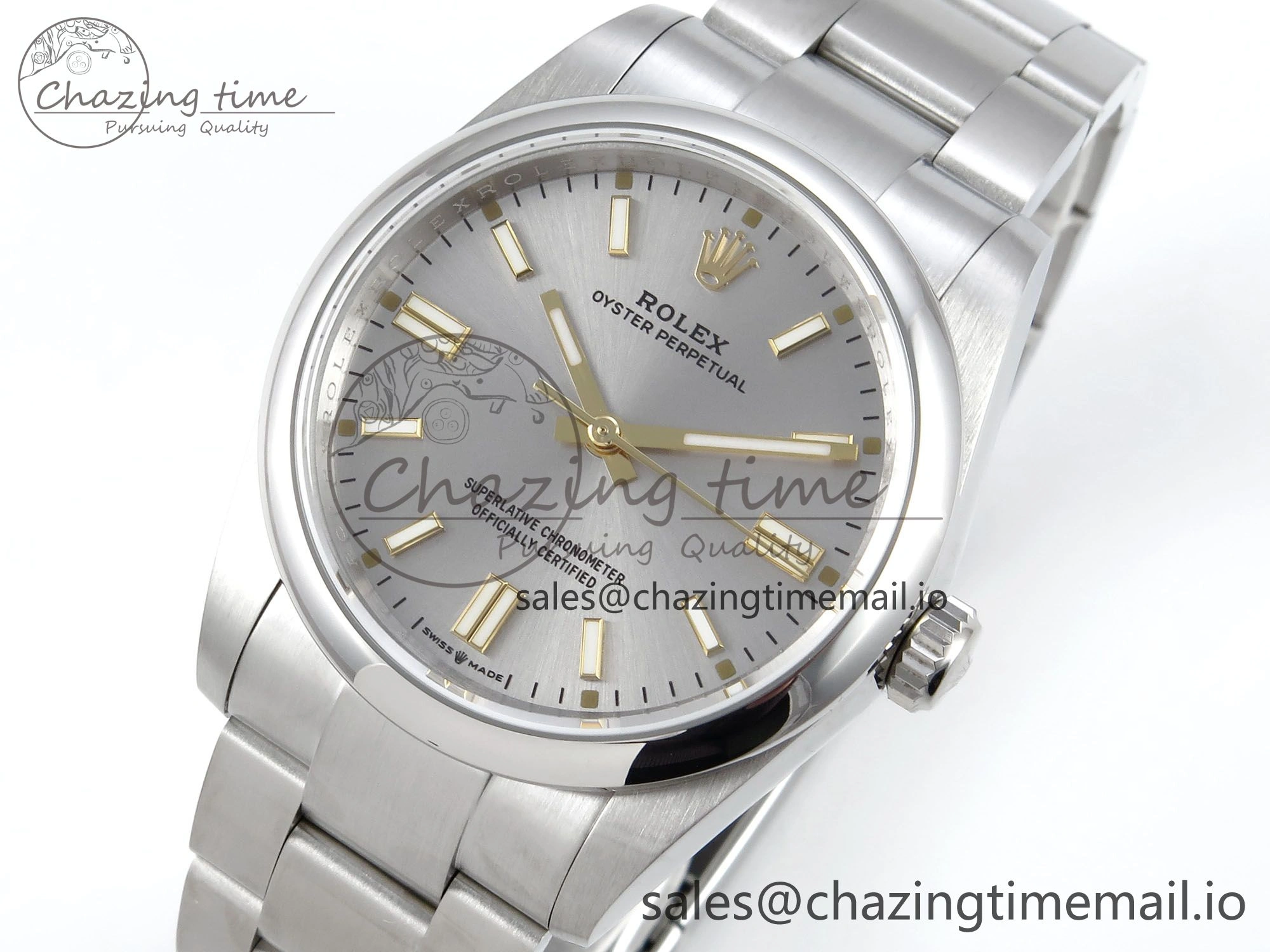 Oyster Perpetual 126000 36mm DIWF 1:1 Best Edition 904L Steel Silver Dial A3230