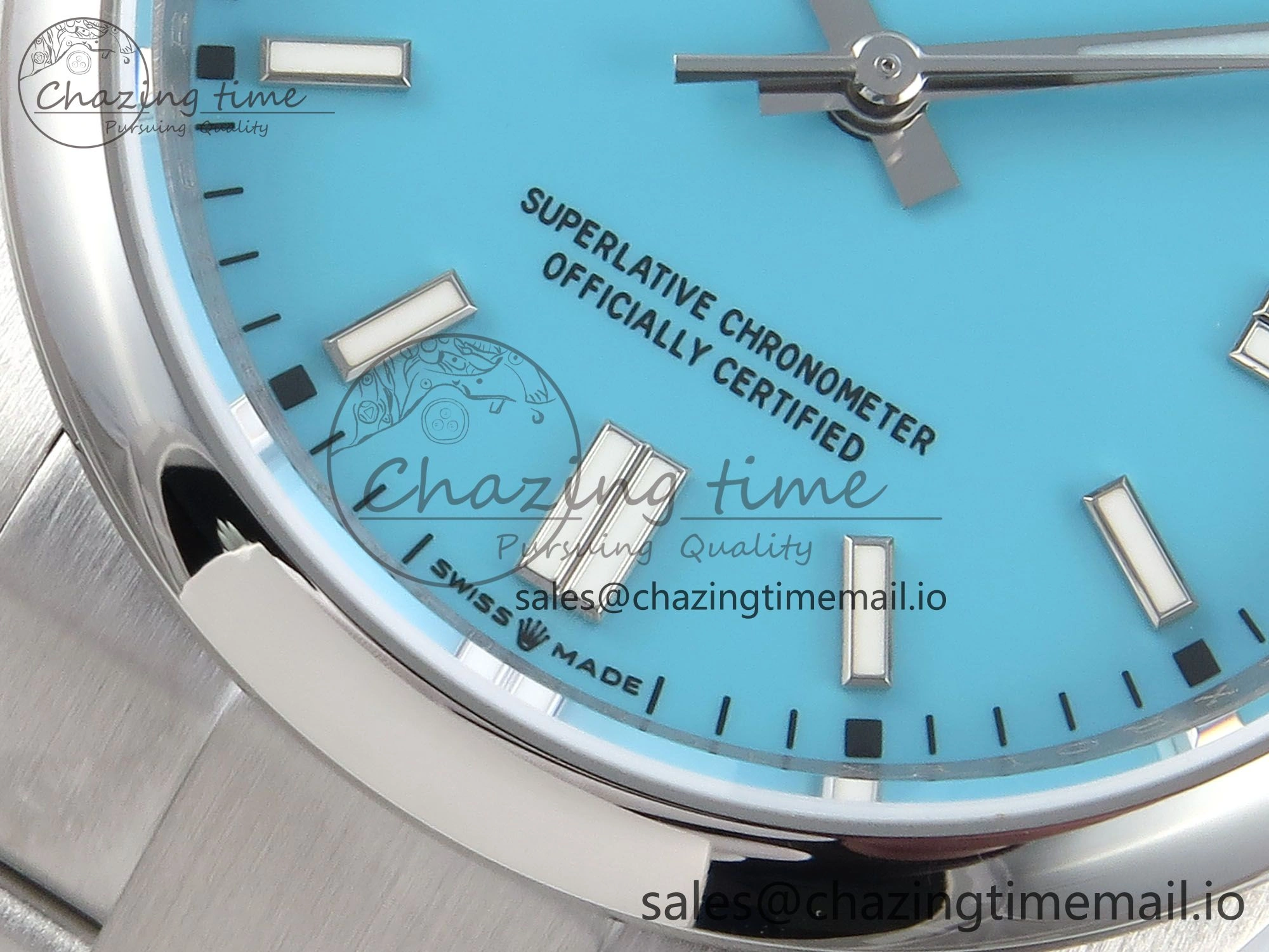 Oyster Perpetual 126000 36mm DIWF 1:1 Best Edition 904L Steel Tiffany Blue Dial A3230