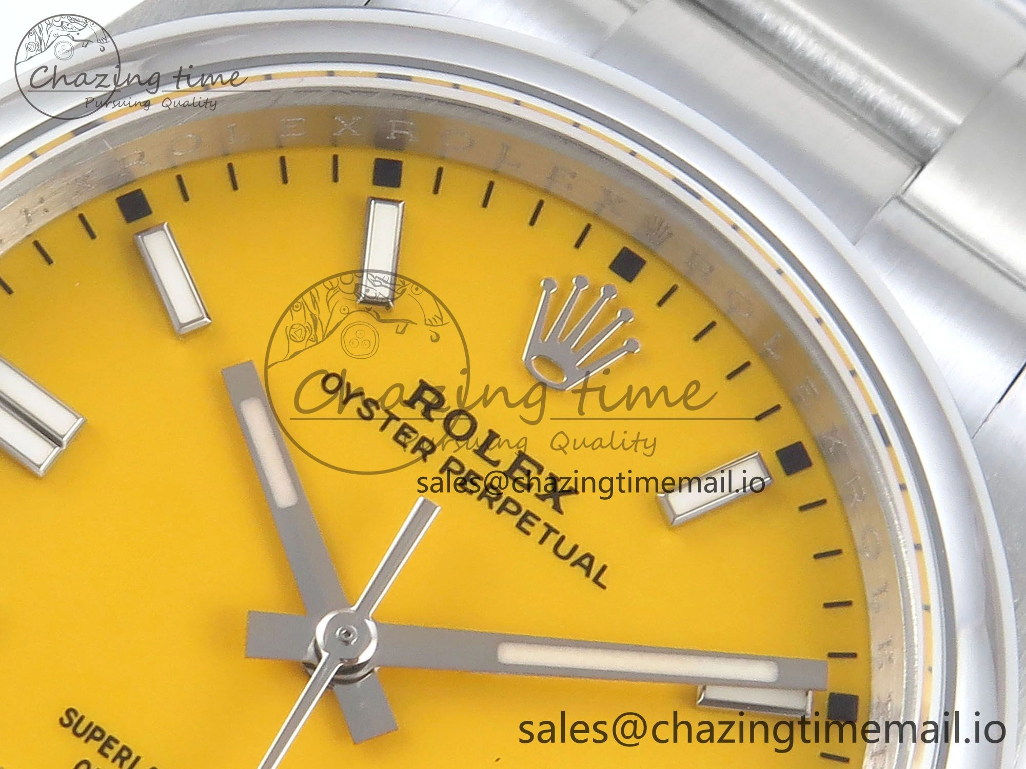 Oyster Perpetual 126000 36mm DIWF 1:1 Best Edition 904L Steel Yellow Dial A3230