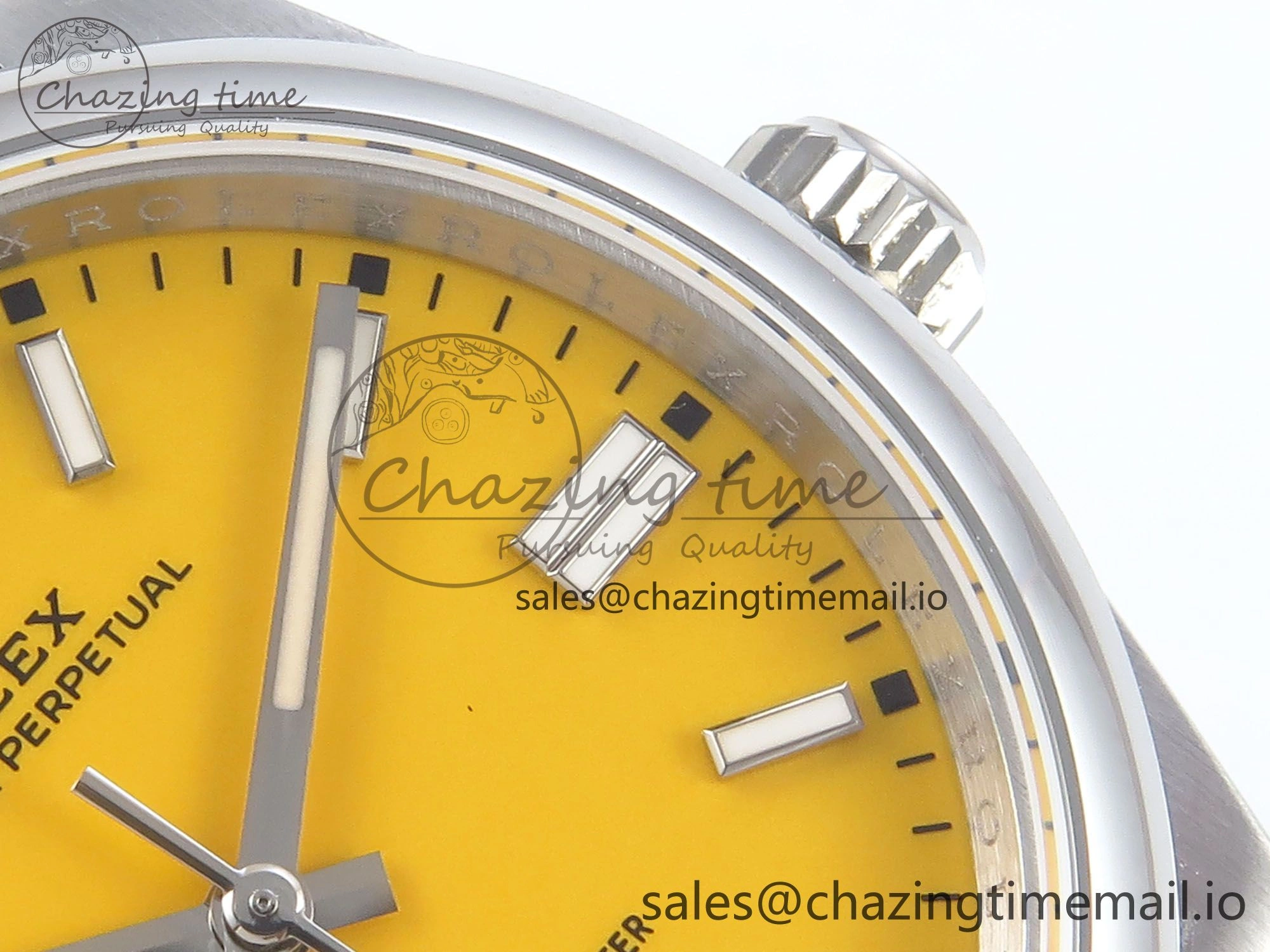 Oyster Perpetual 126000 36mm DIWF 1:1 Best Edition 904L Steel Yellow Dial A3230