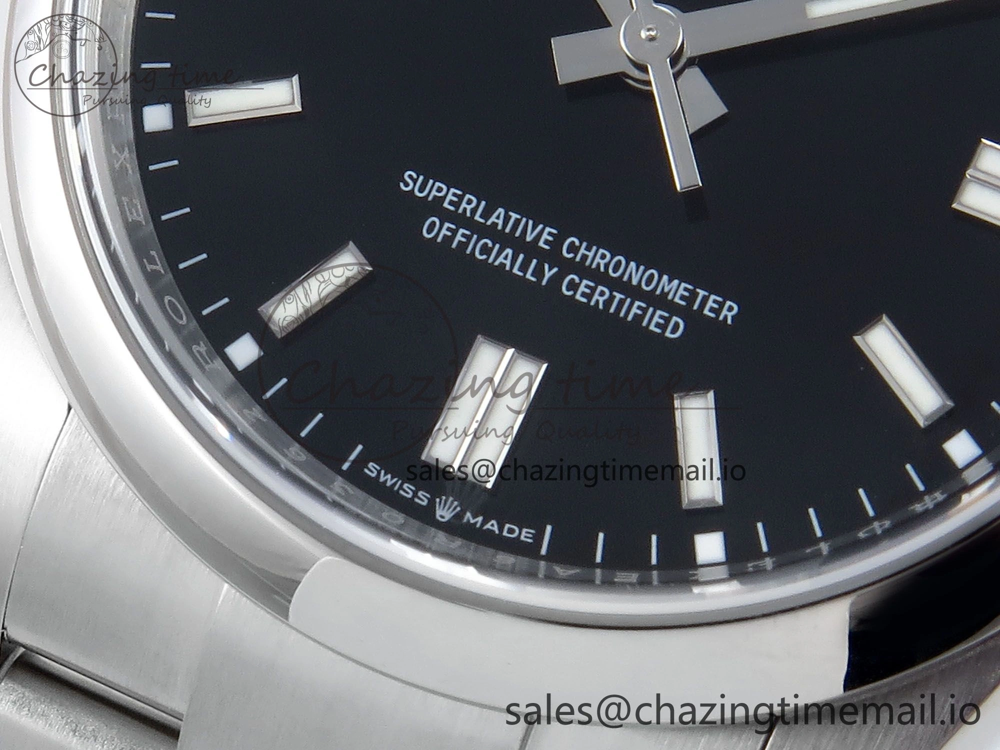 Oyster Perpetual 126000 36mm EWEF Best Edition 904L Steel Black Dial A3230