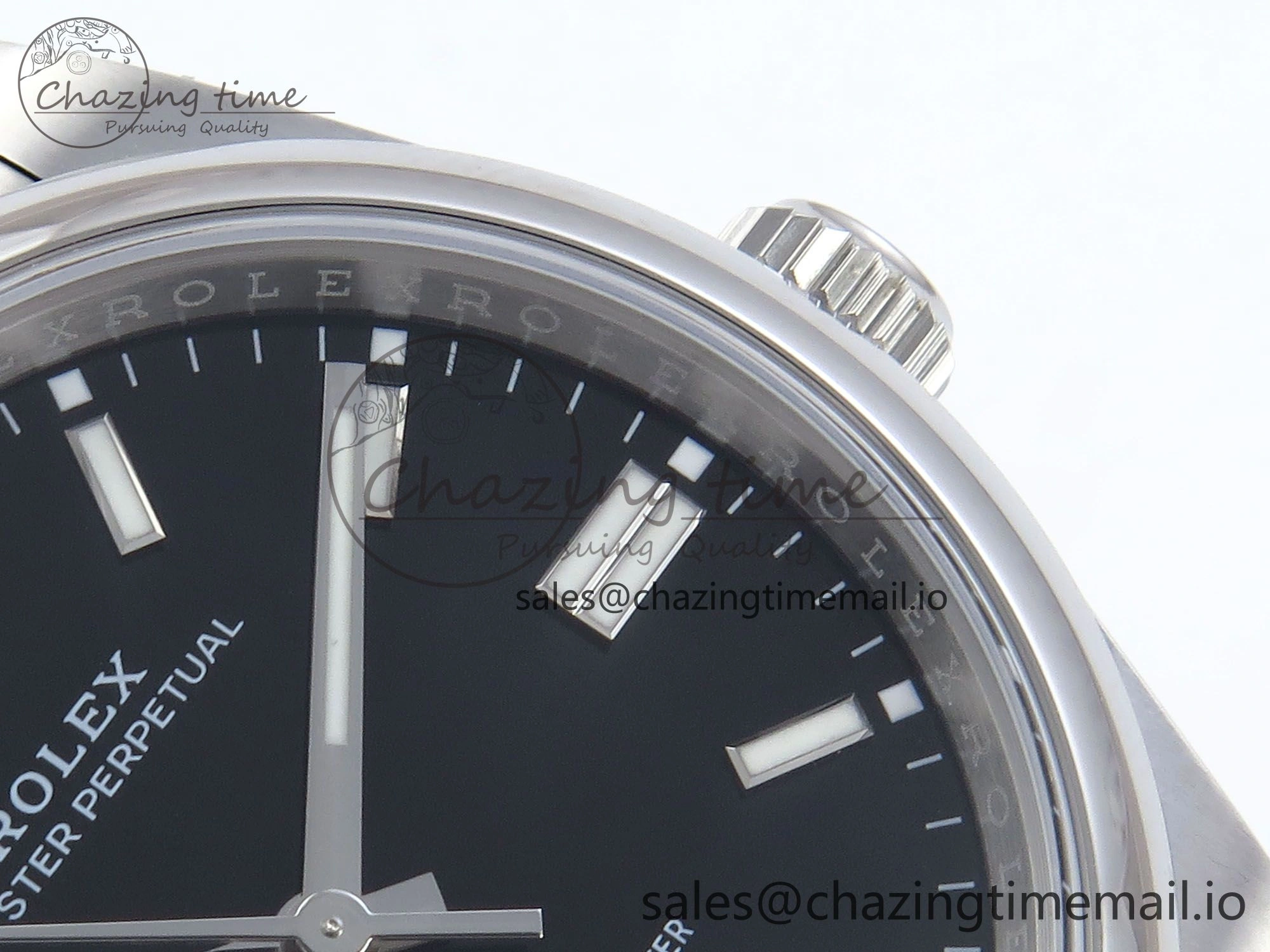 Oyster Perpetual 126000 36mm EWEF Best Edition 904L Steel Black Dial A3230