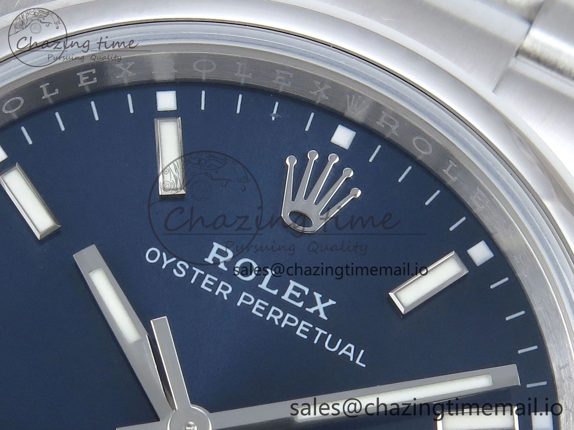 Oyster Perpetual 126000 36mm EWEF Best Edition 904L Steel Blue Dial A3230
