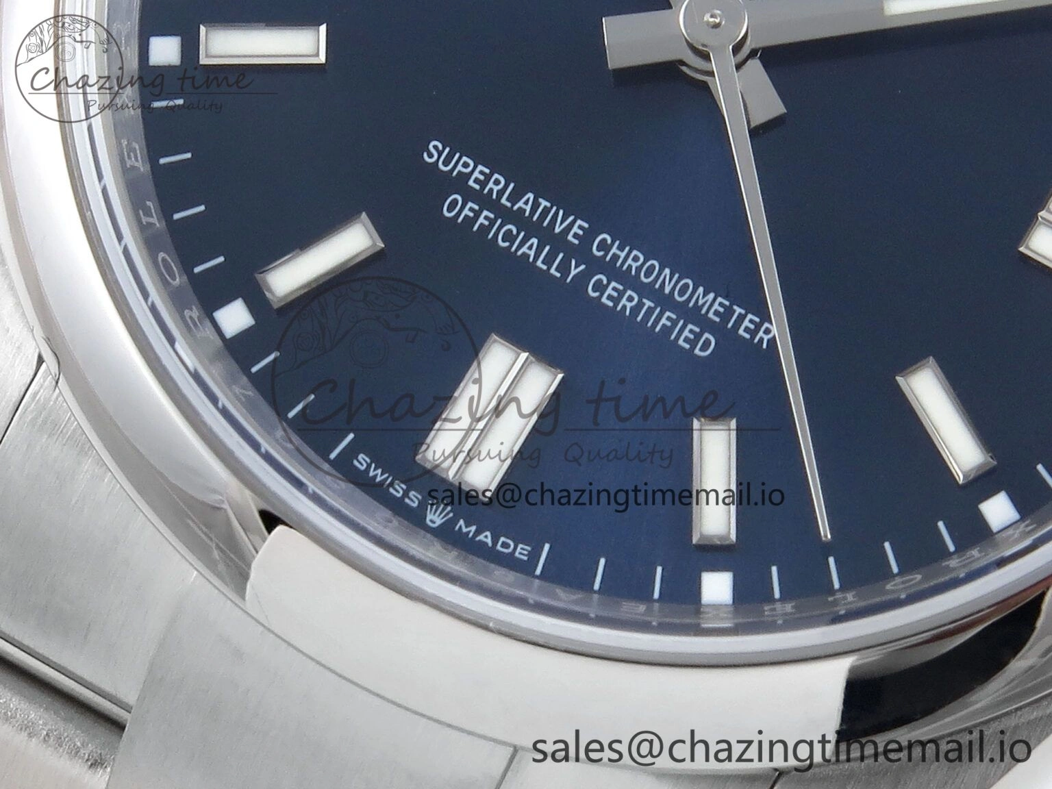 Oyster Perpetual 126000 36mm EWEF Best Edition 904L Steel Blue Dial A3230