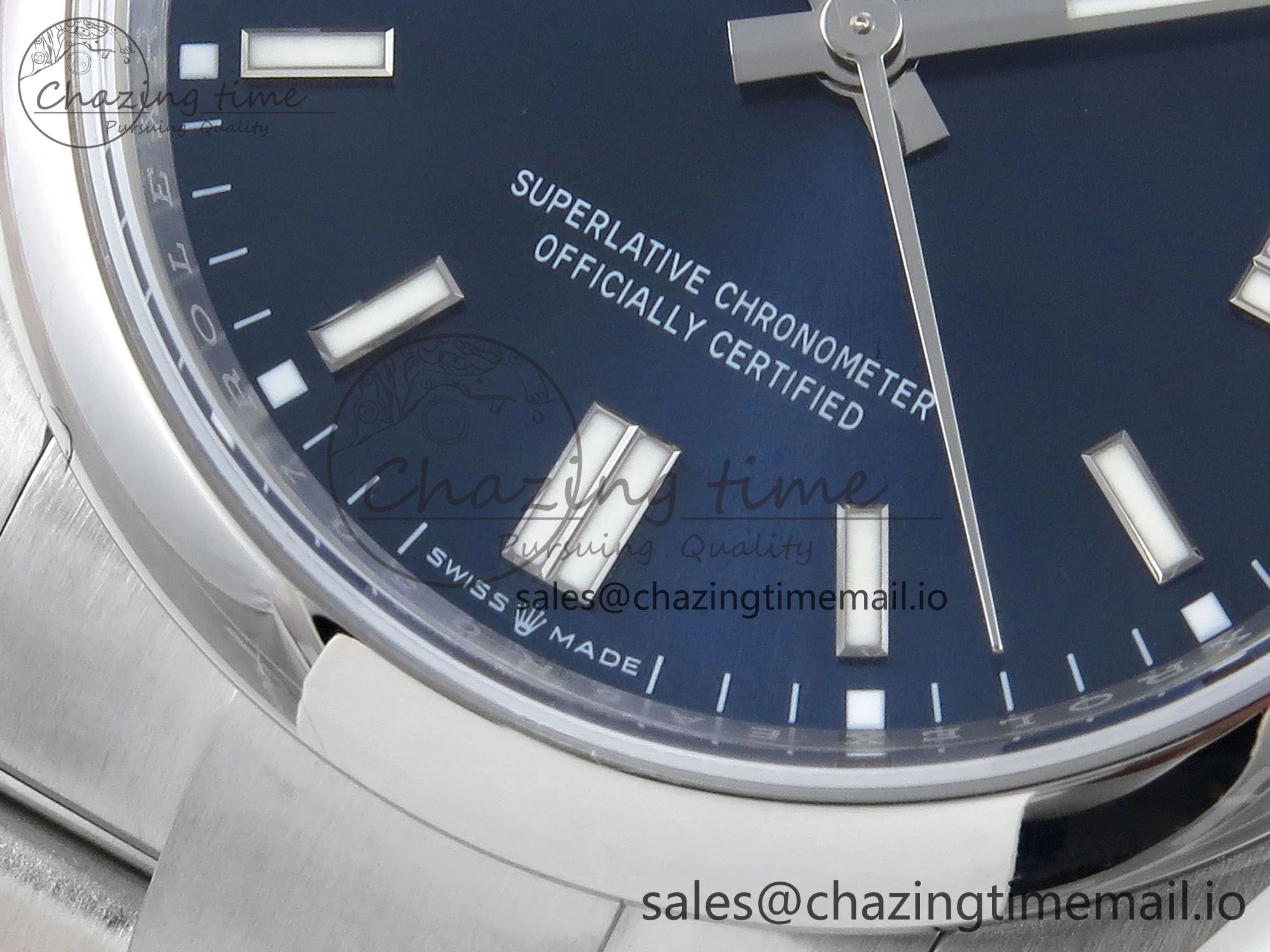 Oyster Perpetual 126000 36mm EWEF Best Edition 904L Steel Blue Dial A3230