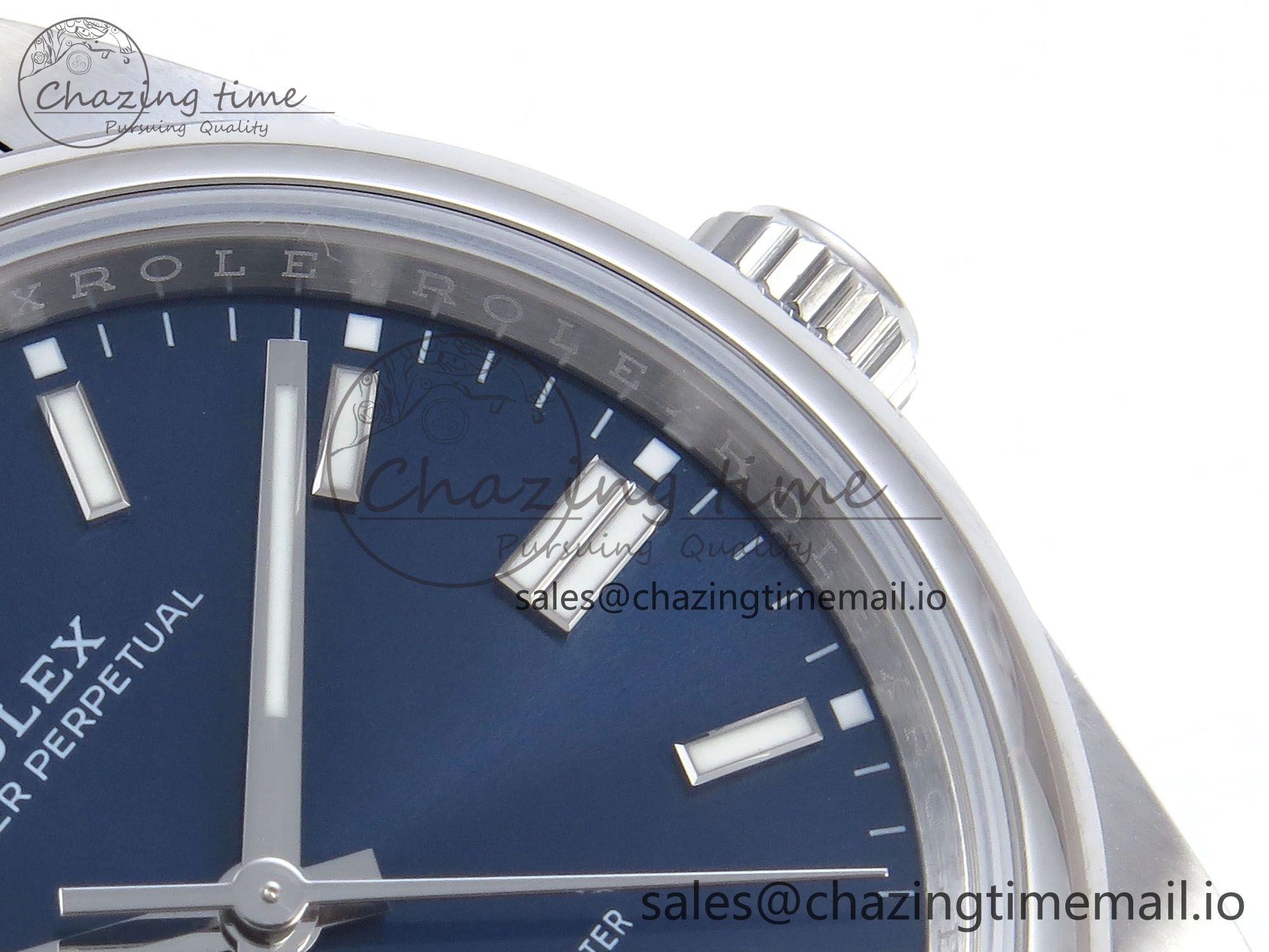 Oyster Perpetual 126000 36mm EWEF Best Edition 904L Steel Blue Dial A3230