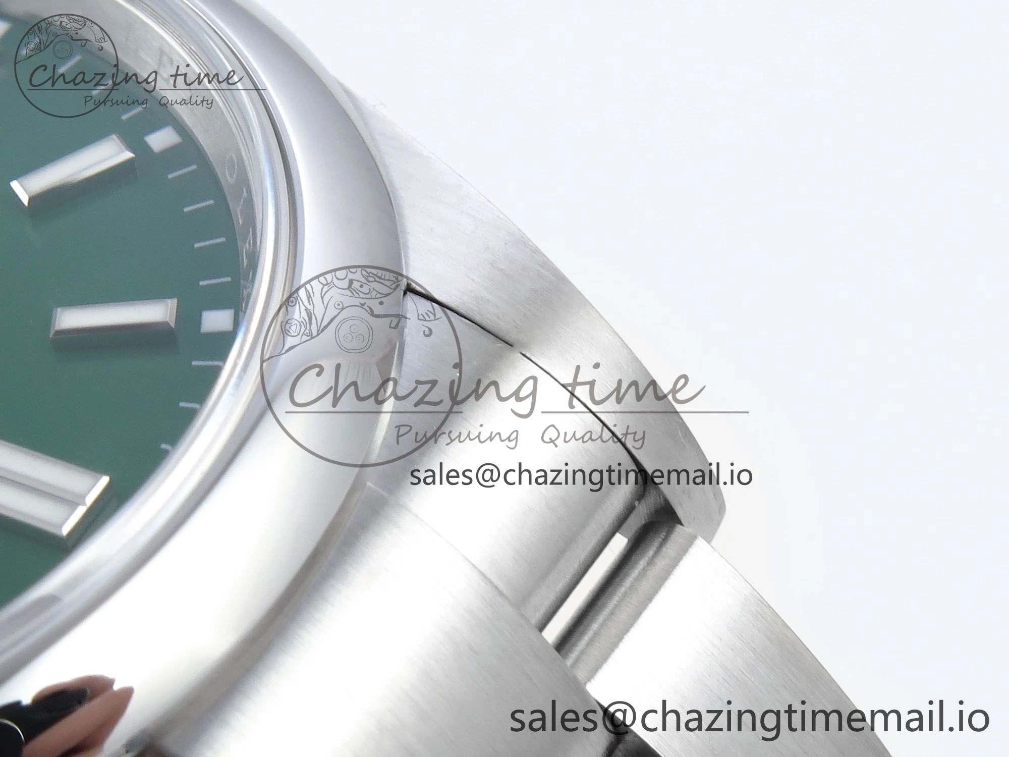 Oyster Perpetual 126000 36mm EWEF Best Edition 904L Steel Green Dial A3230