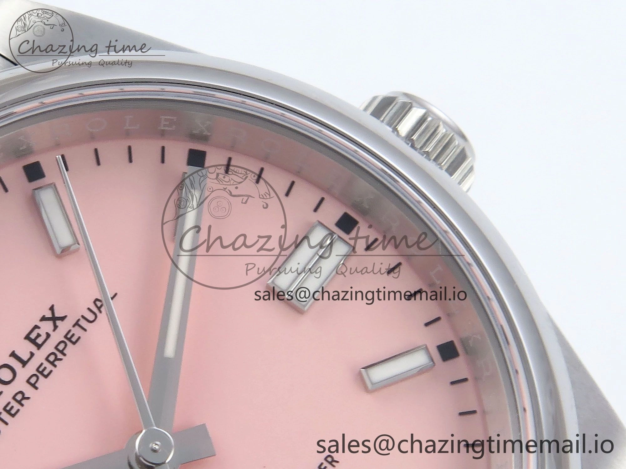 Oyster Perpetual 126000 36mm EWEF Best Edition 904L Steel Pink Dial A3230