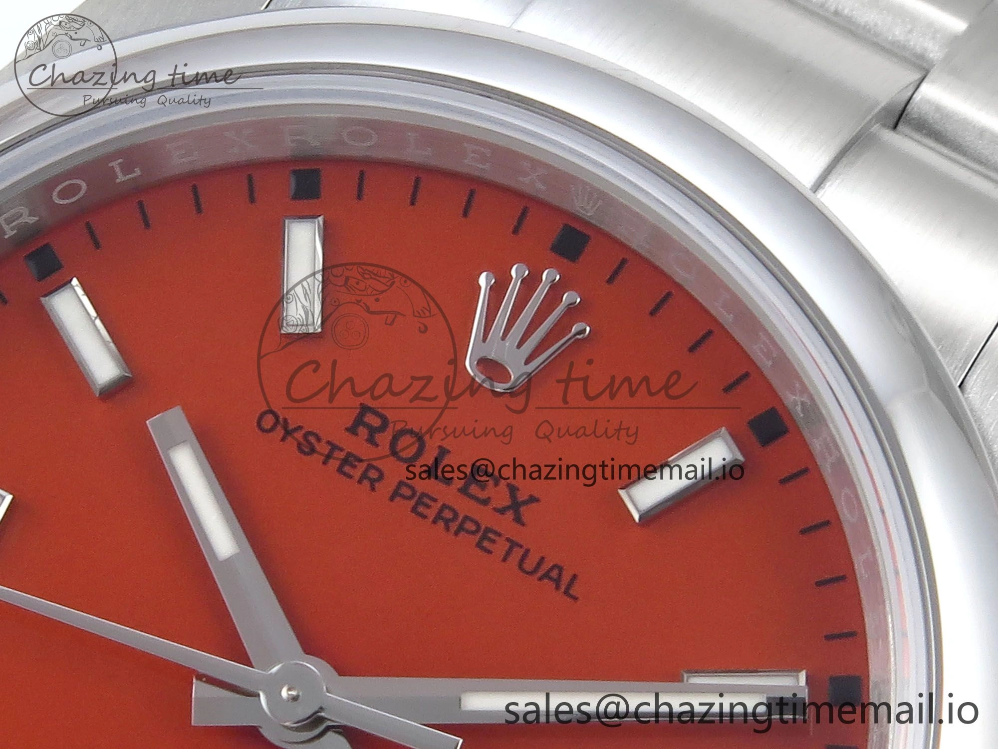 Oyster Perpetual 126000 36mm EWEF Best Edition 904L Steel Red Dial A3230
