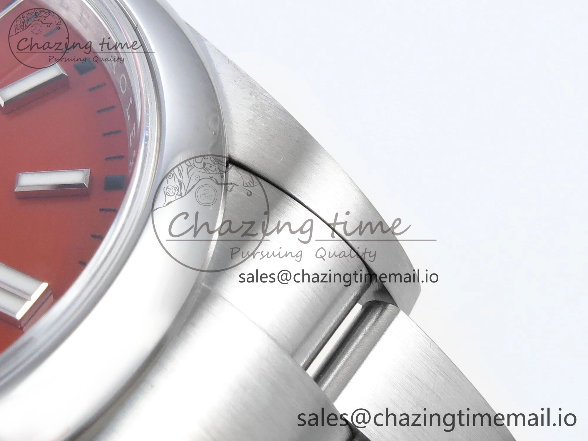 Oyster Perpetual 126000 36mm EWEF Best Edition 904L Steel Red Dial A3230