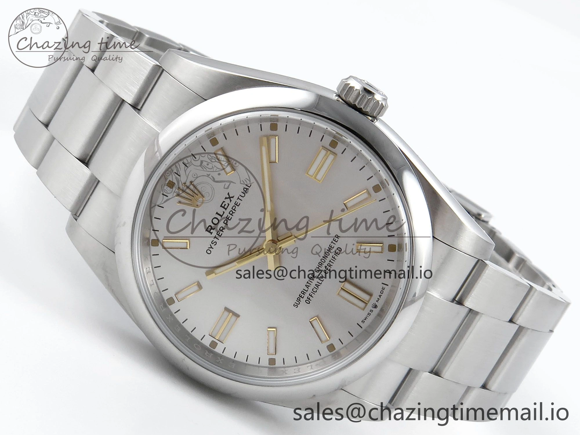 Oyster Perpetual 126000 36mm EWEF Best Edition 904L Steel Silver Dial A3230