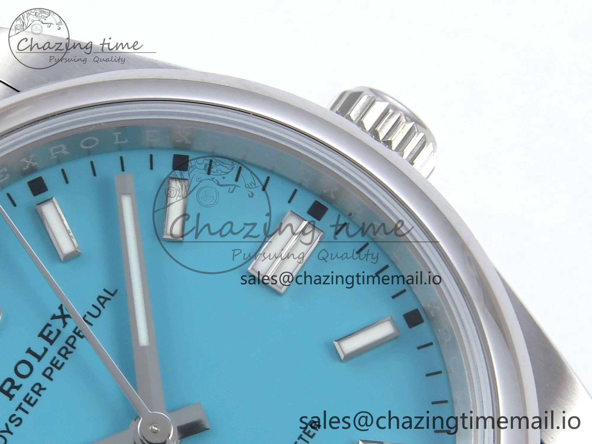 Oyster Perpetual 126000 36mm EWEF Best Edition 904L Steel Tiffany Blue Dial A3230