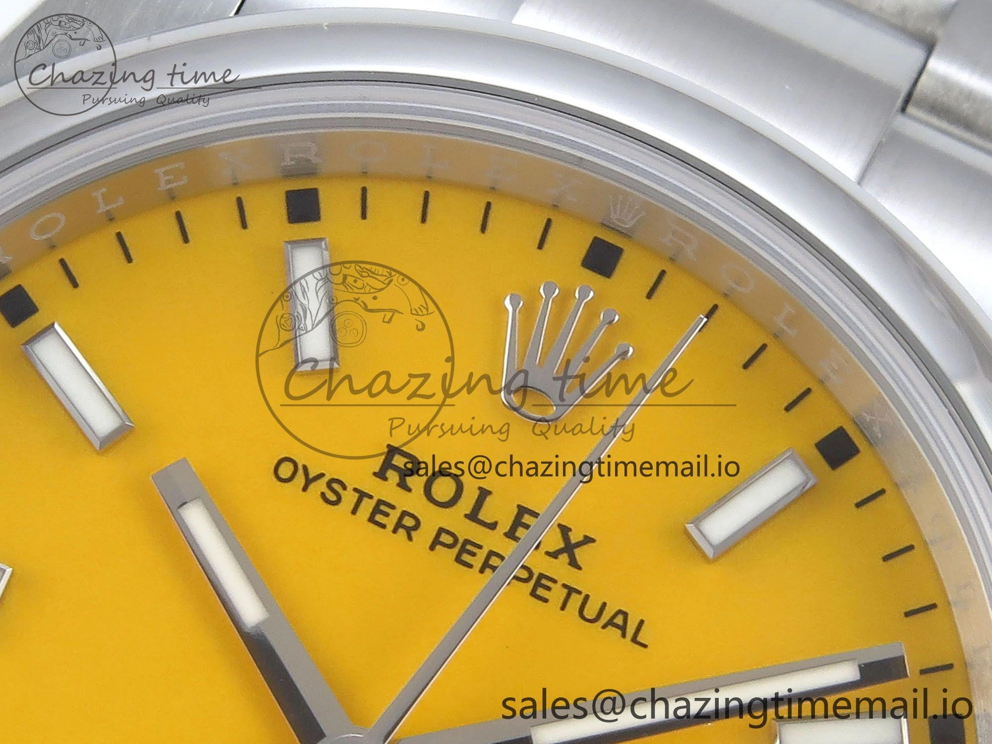 Oyster Perpetual 126000 36mm EWEF Best Edition 904L Steel Yellow Dial A3230