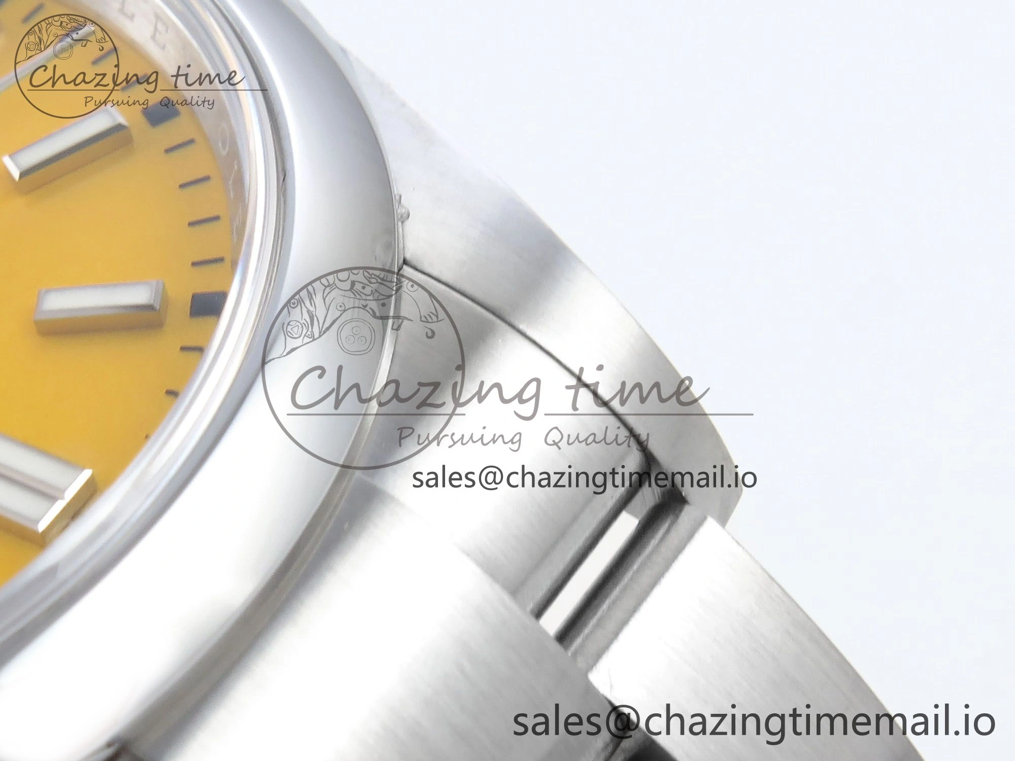 Oyster Perpetual 126000 36mm EWEF Best Edition 904L Steel Yellow Dial A3230