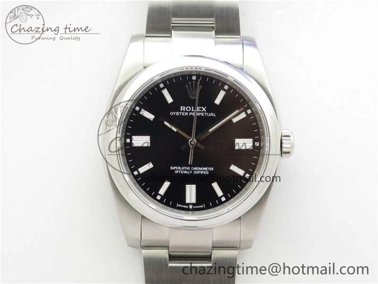 Oyster Perpetual 126000 36mm KRF 1:1 Best Edition 904L Steel Black Dial A2824