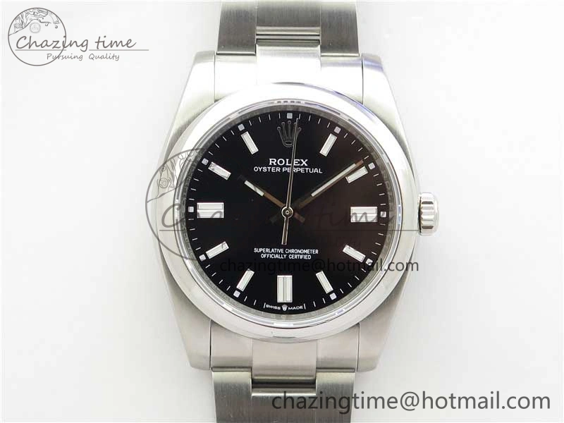 Oyster Perpetual 126000 36mm KRF 1:1 Best Edition 904L Steel Black Dial A2824
