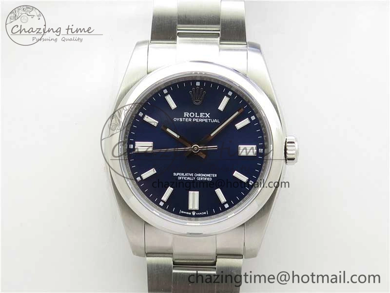 Oyster Perpetual 126000 36mm KRF 1:1 Best Edition 904L Steel Deep Blue Dial A2824